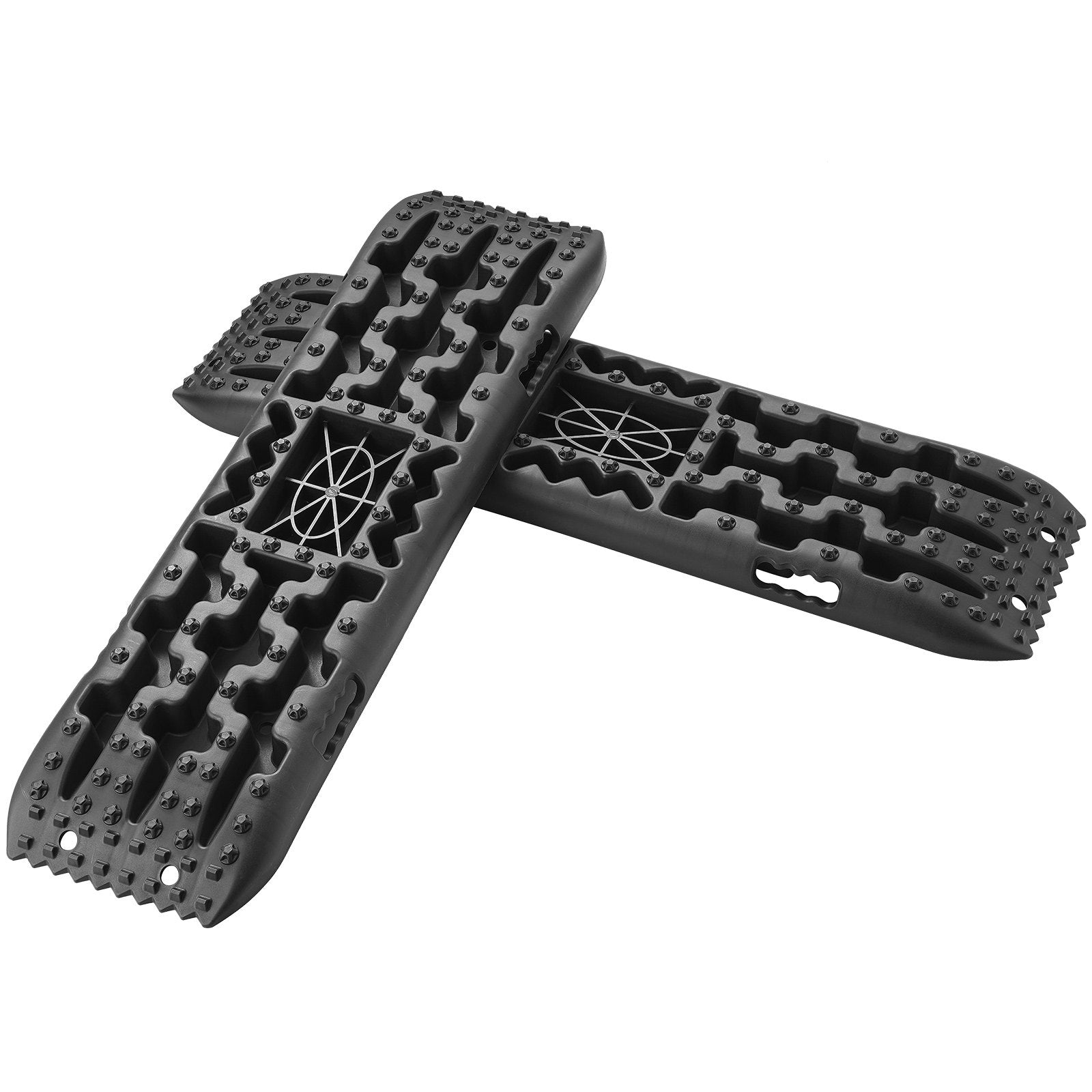 10 TON Traction Boards PP Recovery Mats for Off-Road Vehicles Pair Long Black