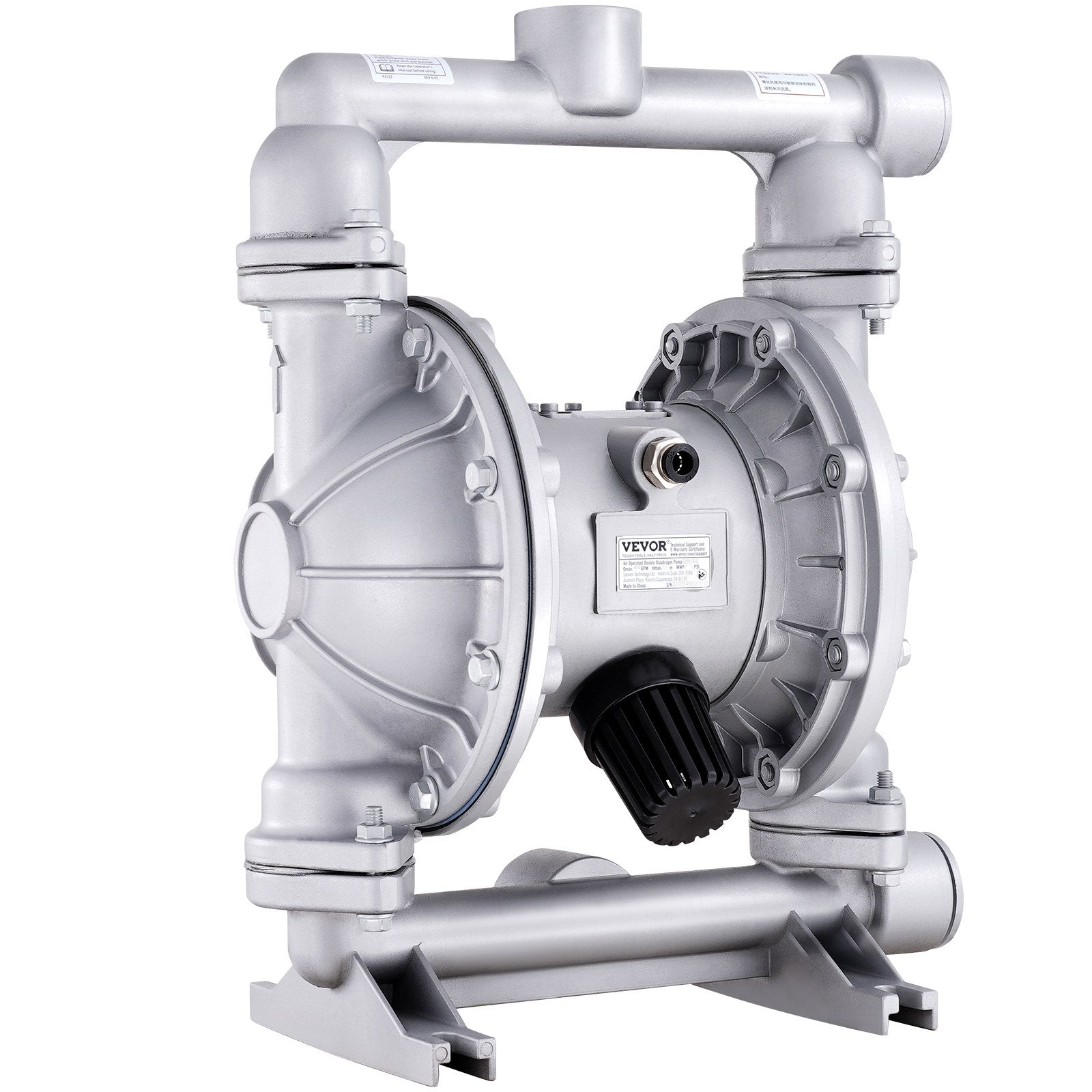 Air Operated Double Diaphragm Pump 44GPM 115PSI Aluminum Oil Pump