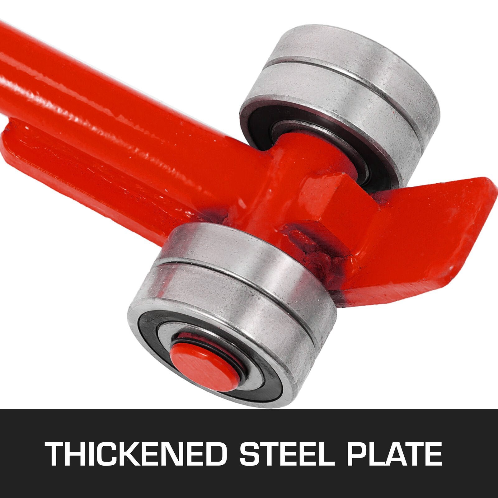 Prylever Bar 3T Capacity, Heavy Duty Steel with Wheels, 1.8 m Handle