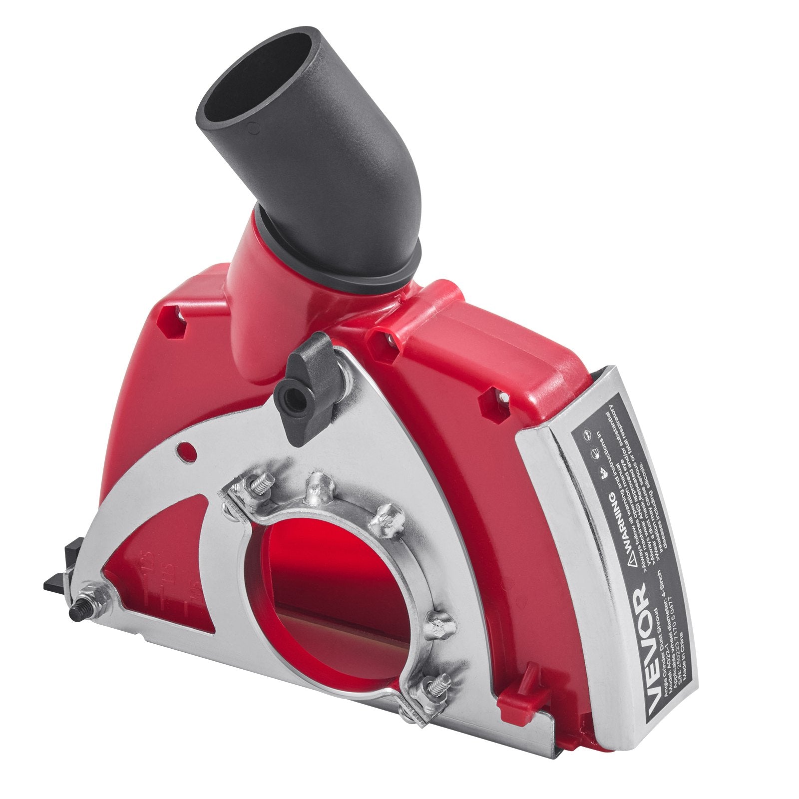 Cutting Dust Shroud 100-125mm Angle Grinders Adjustable Depth 6 Clamping Washers