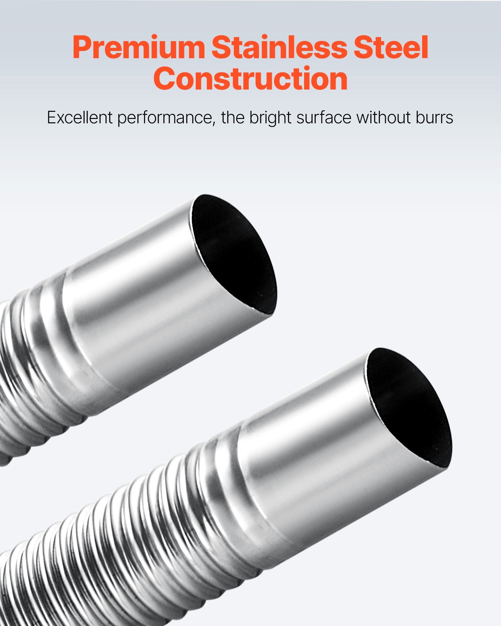 1980mm Stainless Steel Diesel Heater Exhaust Hose with Clamps 2KW-8KW Kit