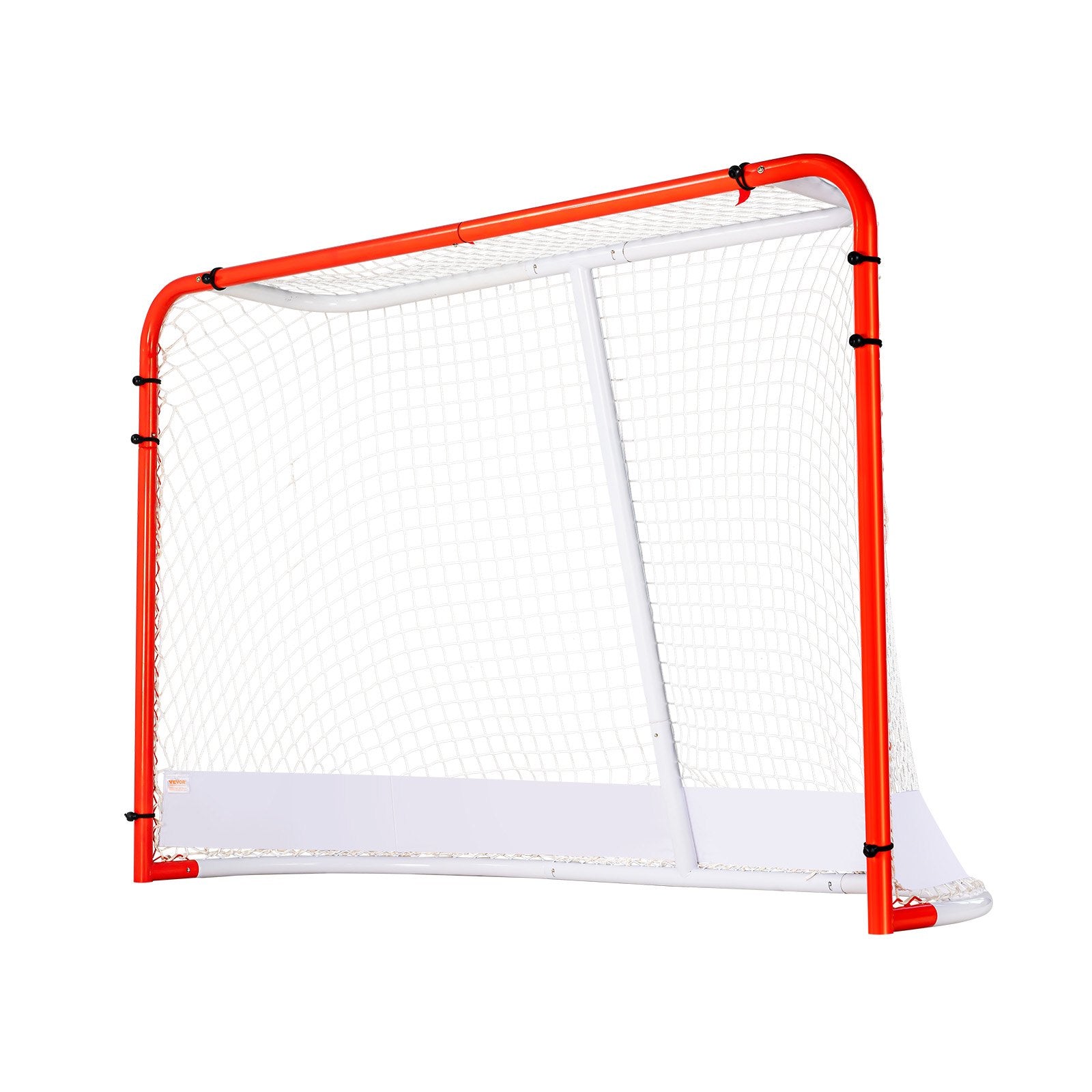 Street Hockey Net Indoor Outdoor Steel Reg Pro Goal Set Portable 72x48 White/Red
