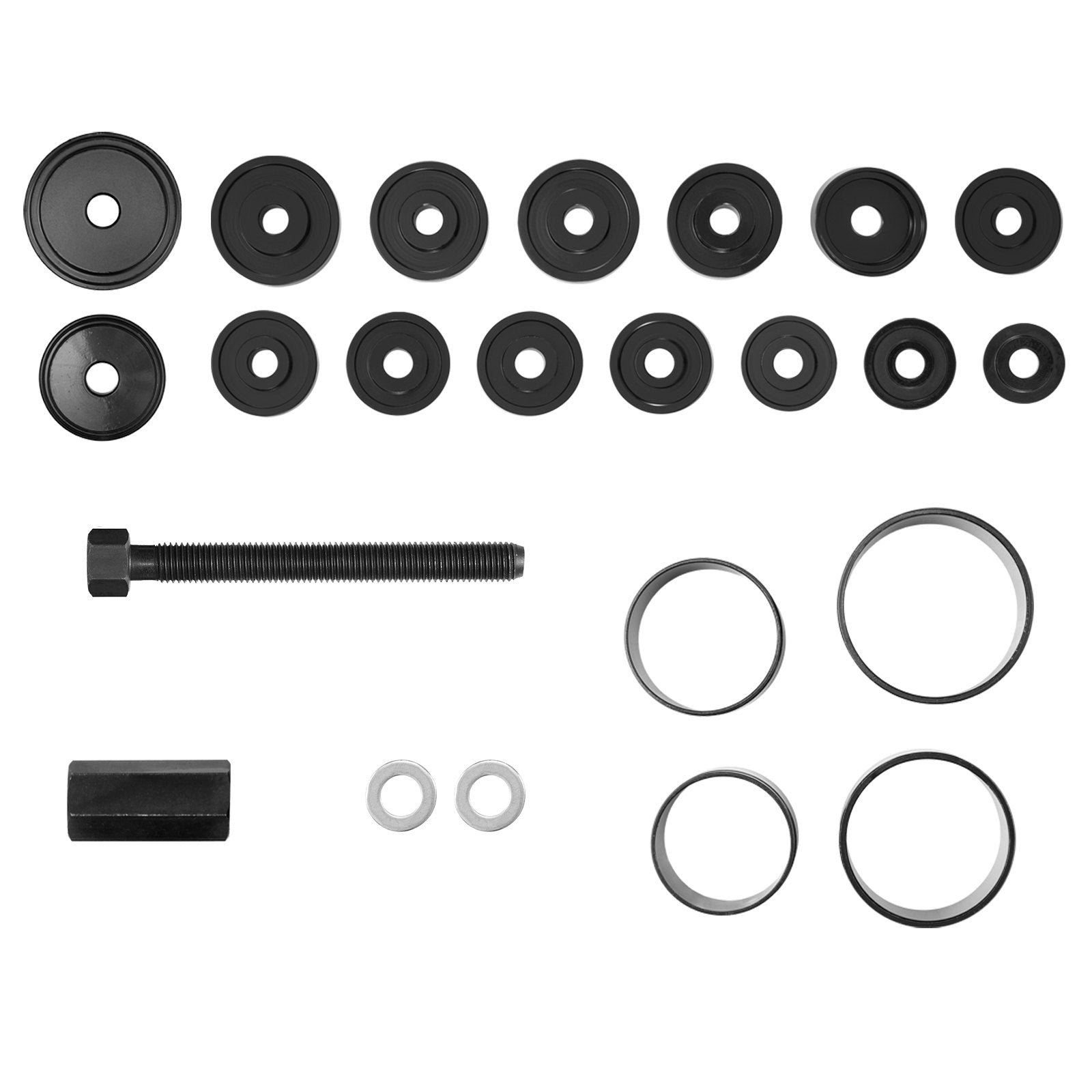 Wheel Bearing Press Kit 23PCS FWD Bearing Puller Tools with Sliding Screw & Case