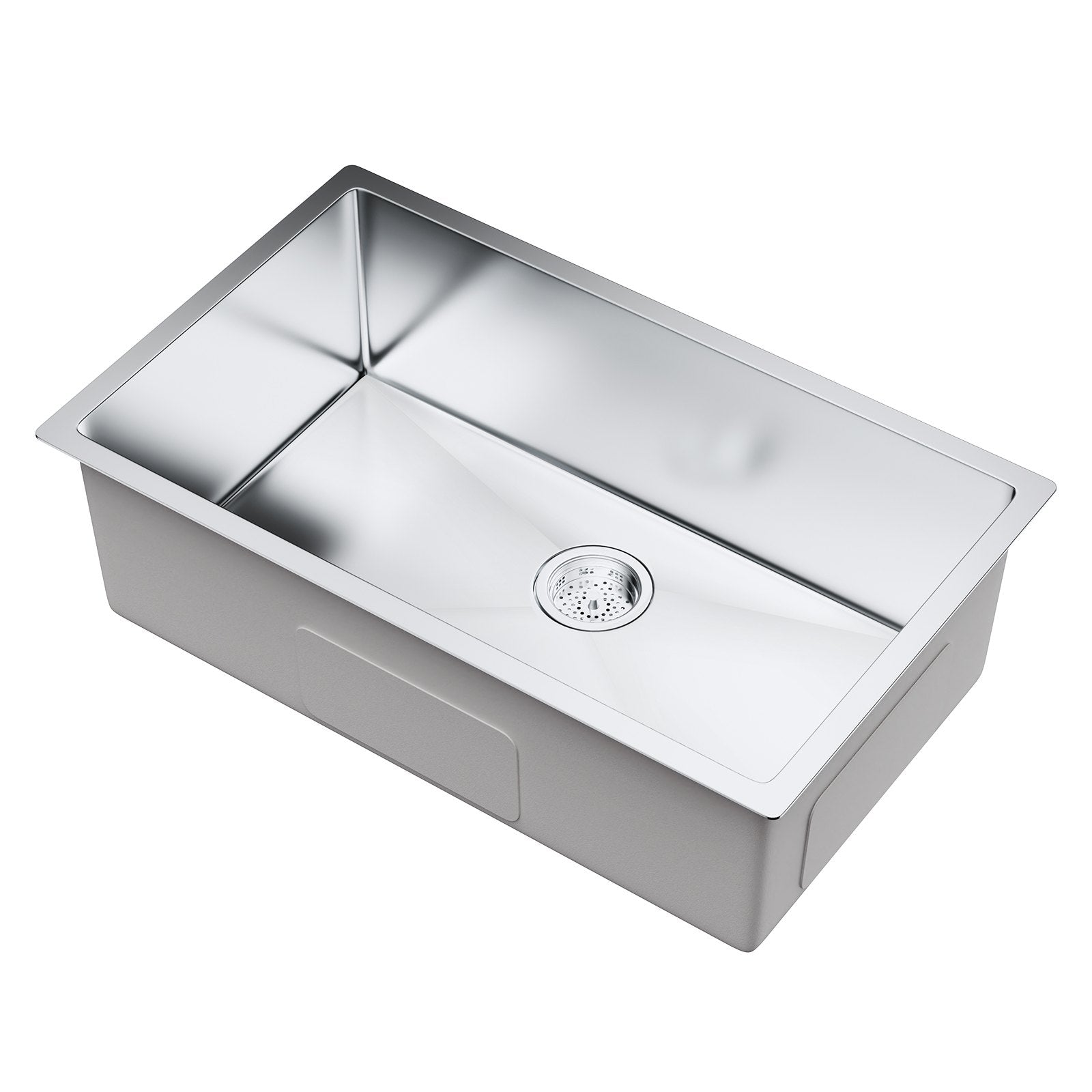 Kitchen Sink 30", 304 Stainless Steel Undermount Single Bowl, Pack of 3 with Accessories