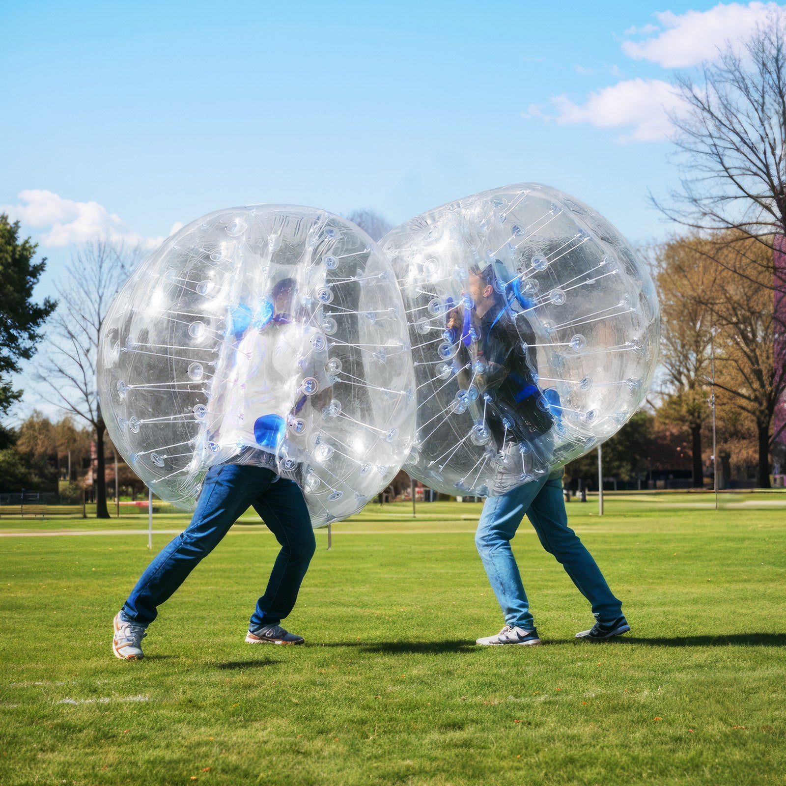Inflatable Bumper Ball 4FT 1-Pack PVC Sumo Zorb Human Bubble Outdoor Play