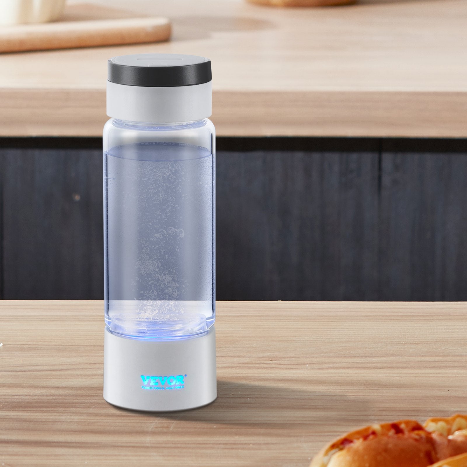 Hydrogen Water Bottle Generator 380ml Portable SPE Hydrogen Rich Water Ionizer
