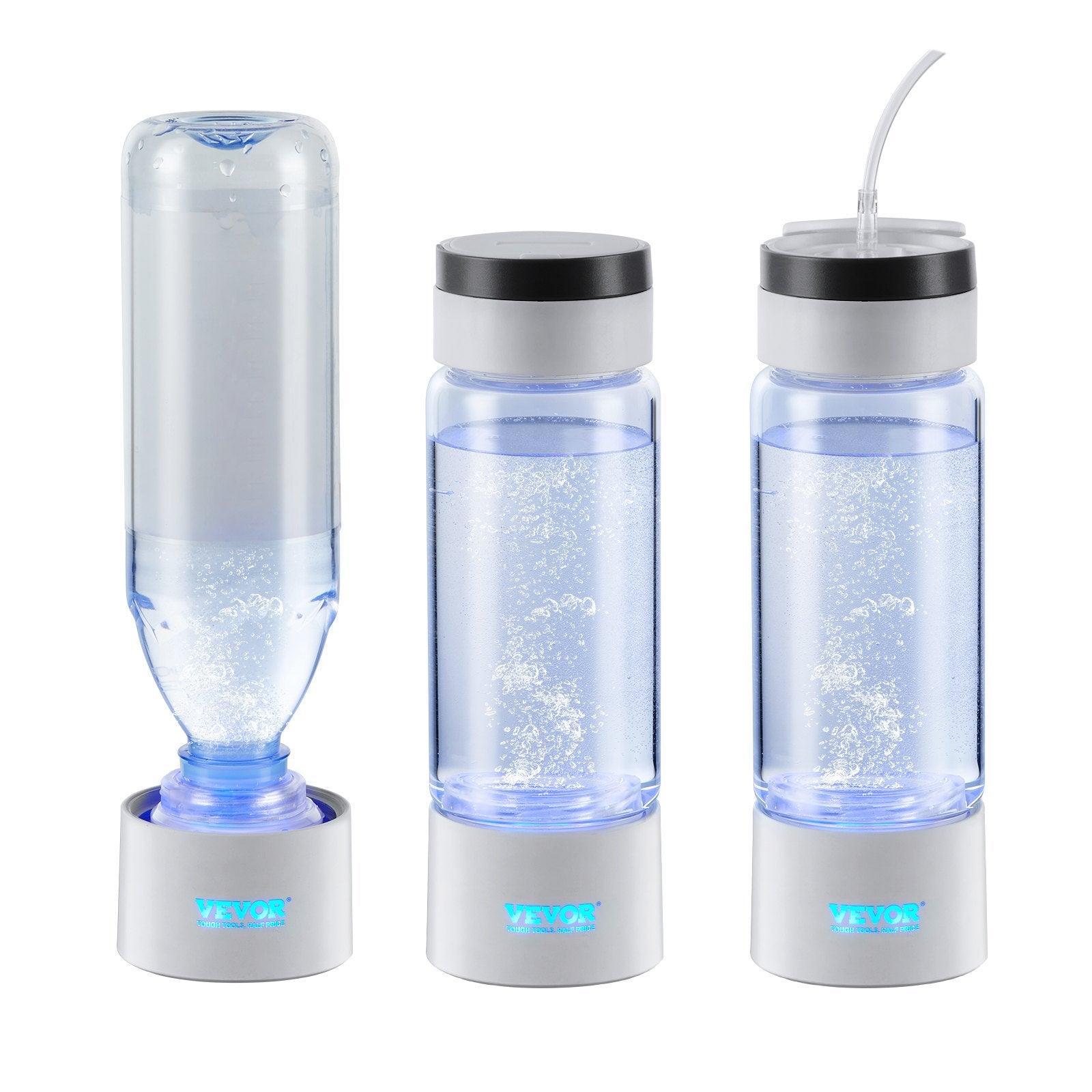 Hydrogen Water Bottle Generator 380ml Portable SPE Hydrogen Rich Water Ionizer