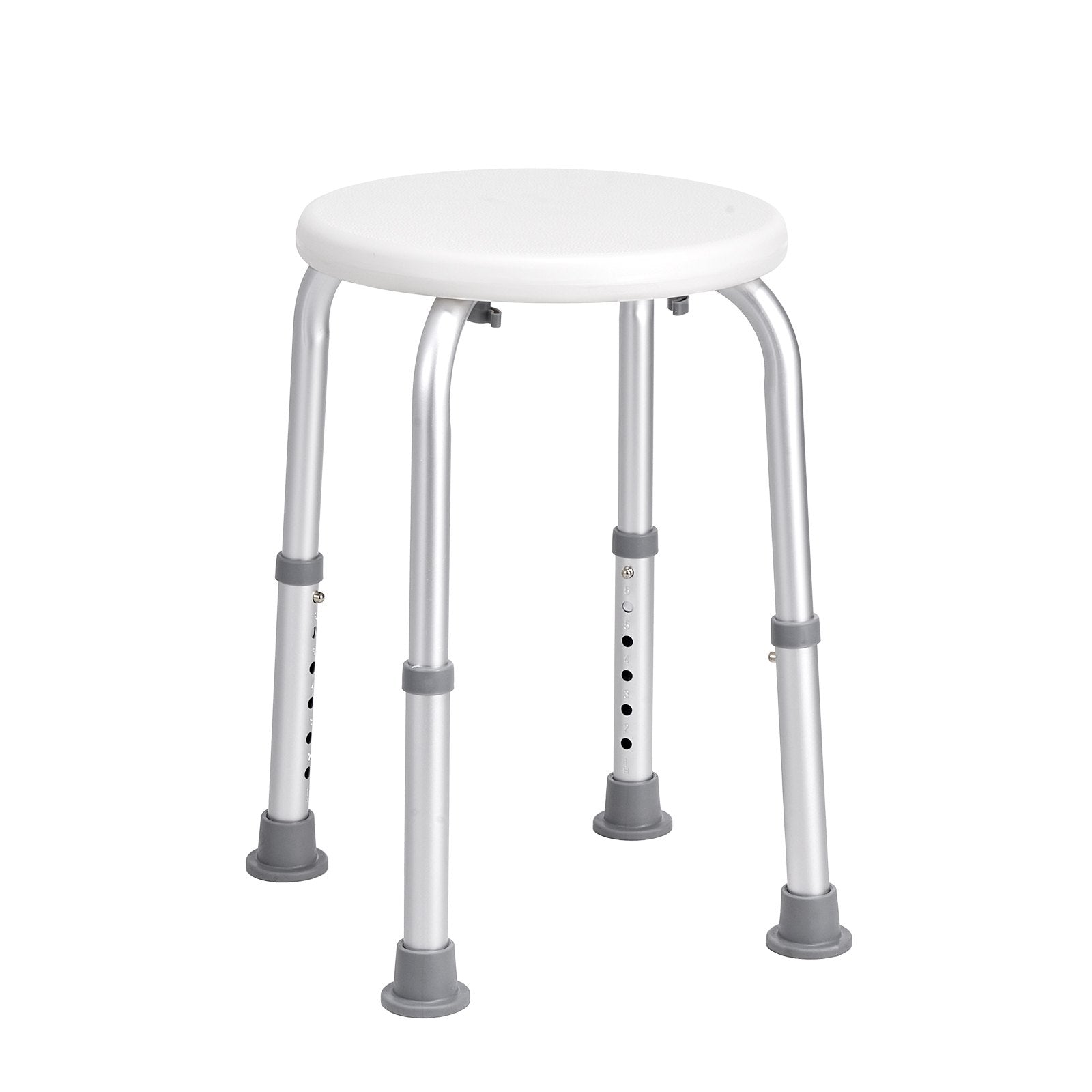 Shower Chair Adjustable Height Non-Slip Shower Stool 300 lbs Capacity