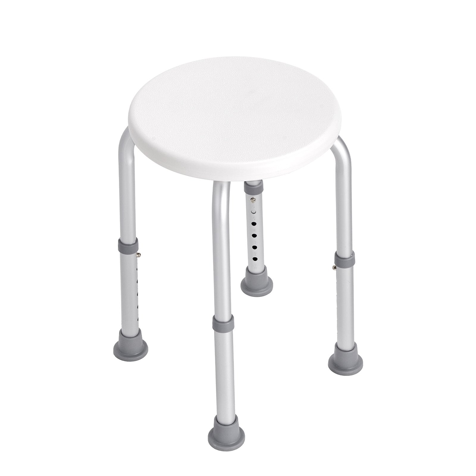 Shower Chair Adjustable Height Non-Slip Shower Stool 300 lbs Capacity