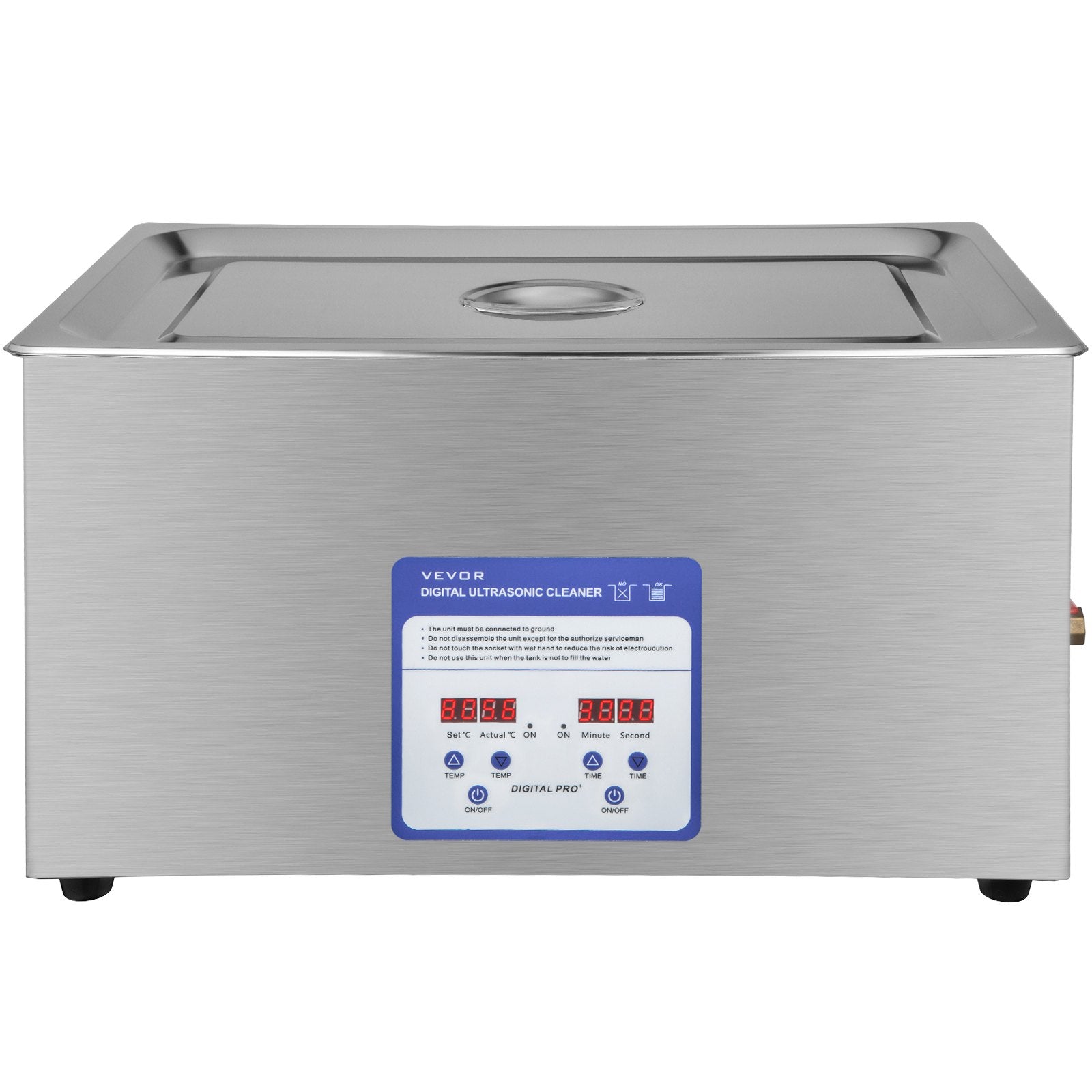Ultrasonic Cleaner 30L 40kHz Stainless Steel Machine with Heater and Timer