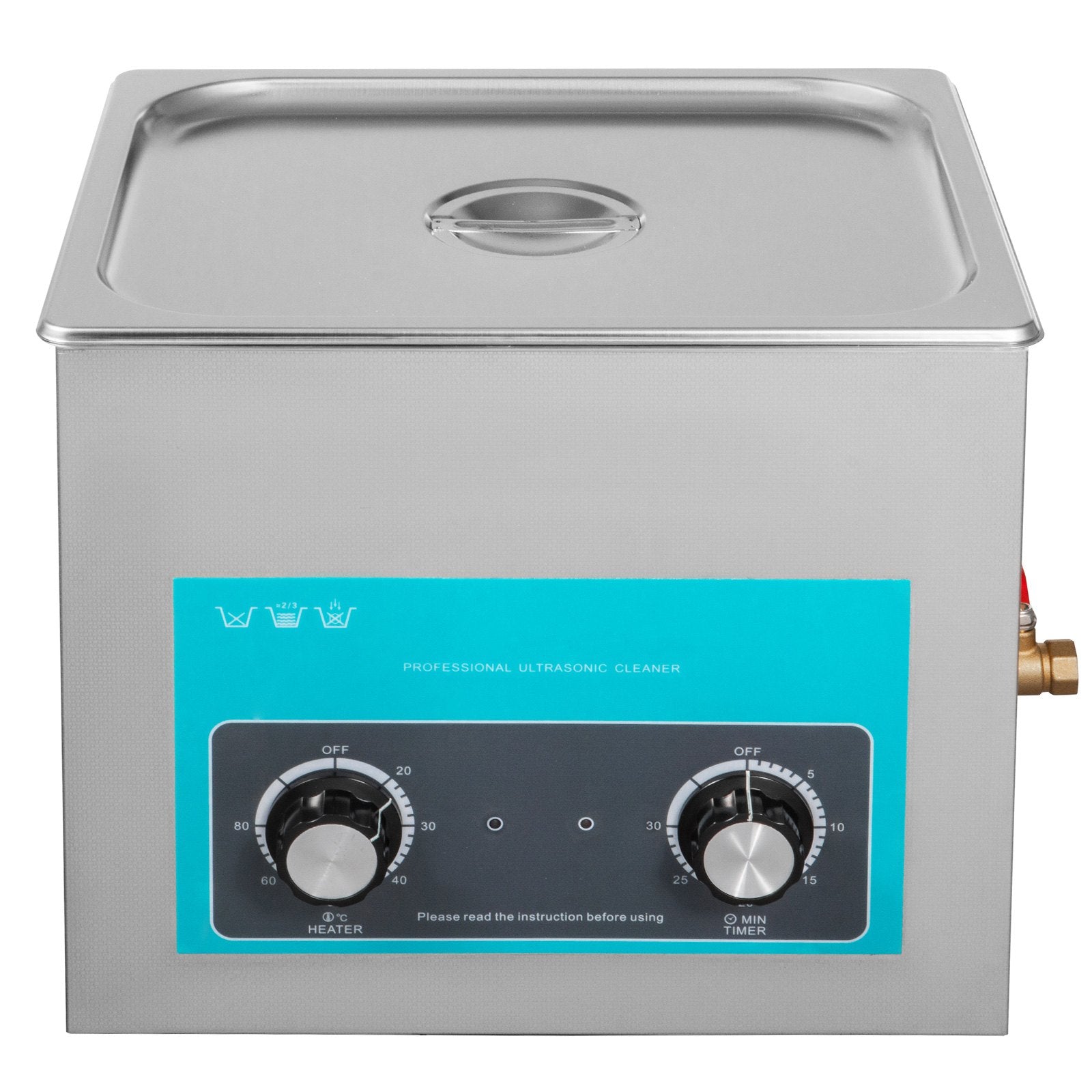 Ultrasonic Jewelry Cleaner Heater Timer for Eyeglass Rings Dentures Instruments