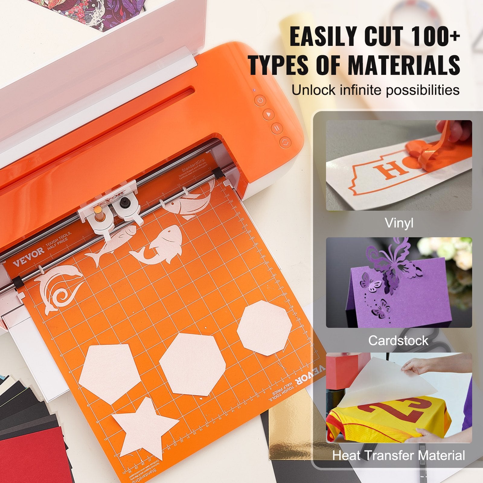 Bluetooth Vinyl Cutter Machine 12" DIY Cutting Plotter for Cards