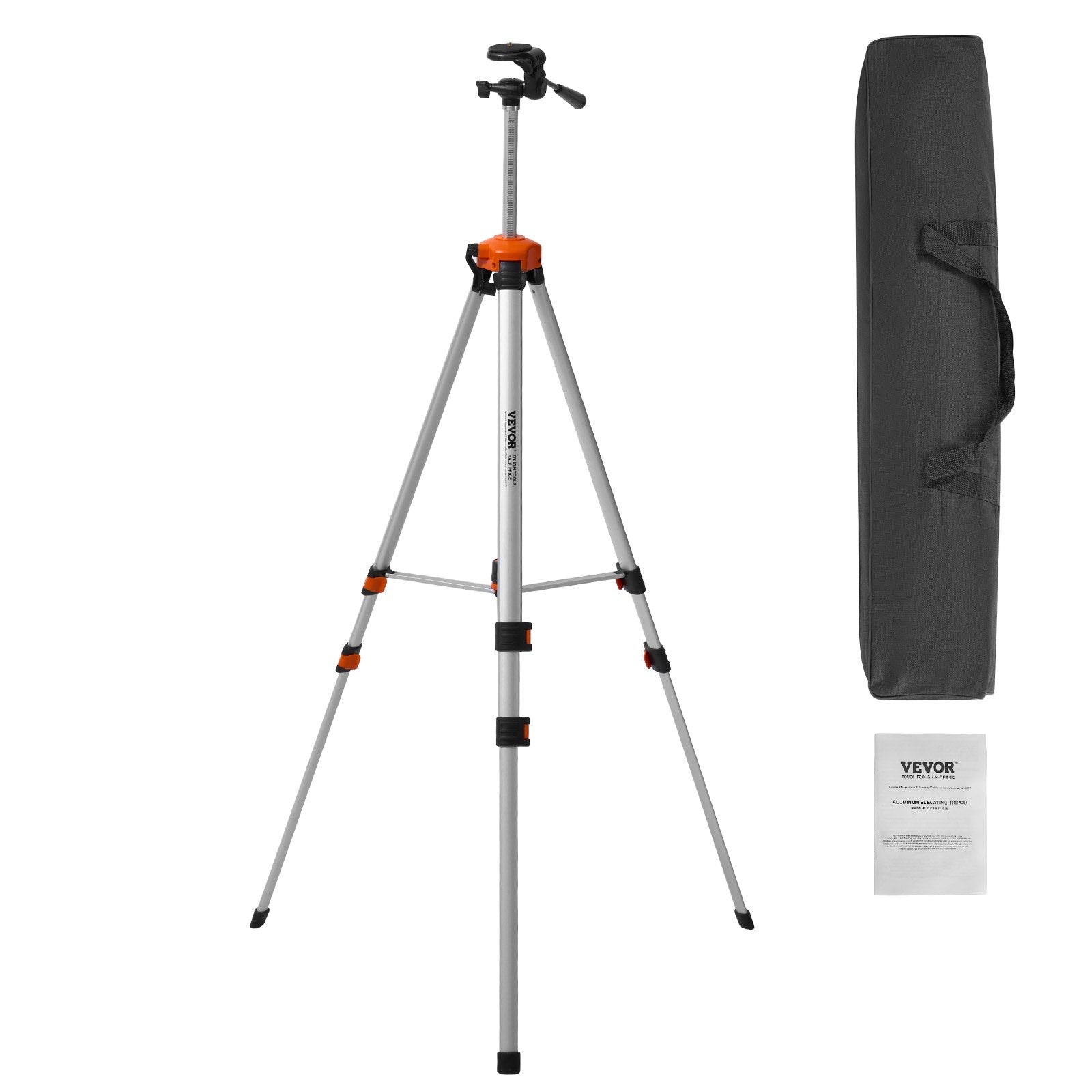 Laser Level Tripod, 1/4 x 20 Thread, 27.36-68.11 Inch Height Adjustable Stand