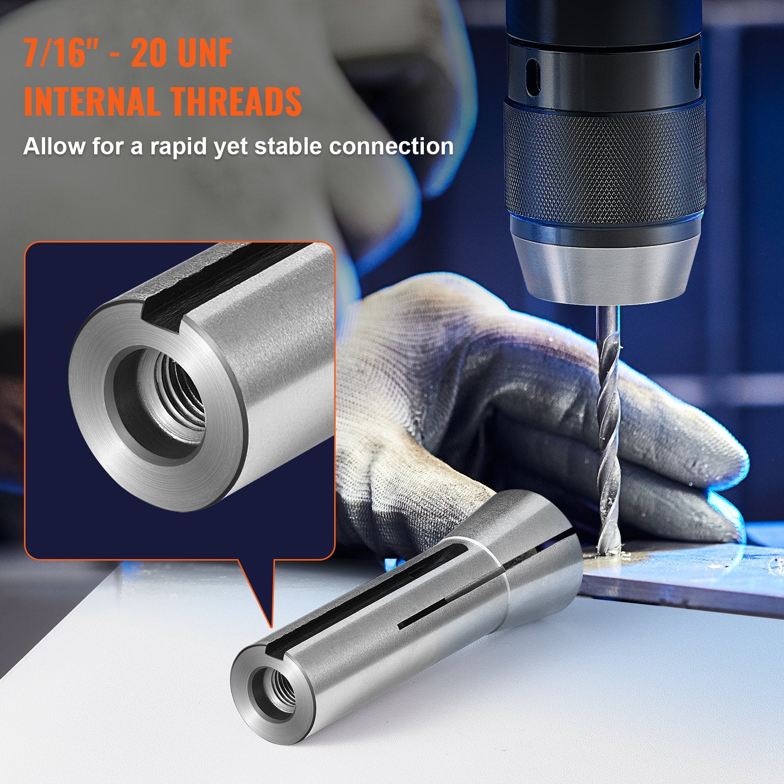 13 Pcs R8 Collet Set 1/8 to 7/8 Precision Milling Chuck 0.0012 TIR
