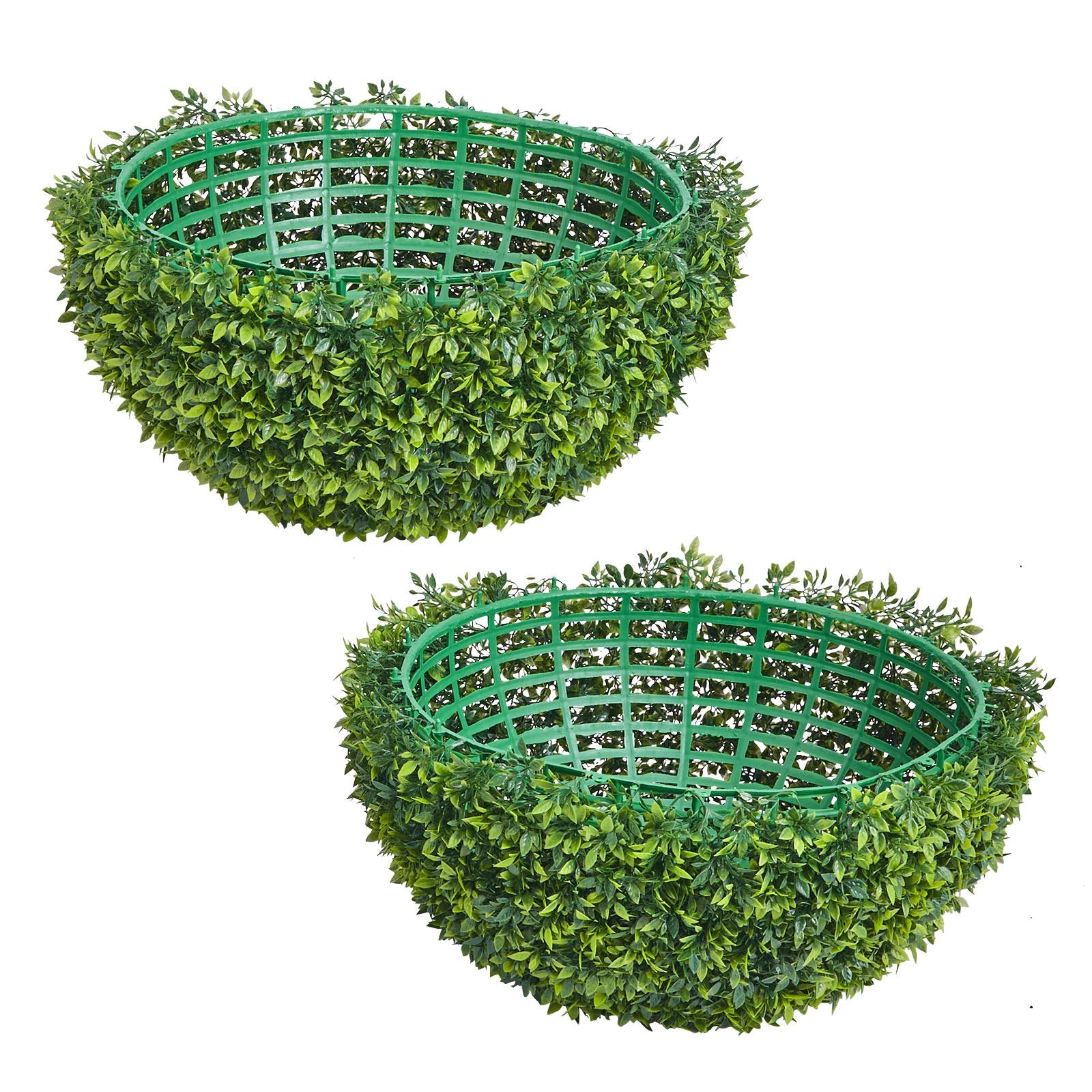 Artificial Topiary Ball 584mm Faux Boxwood Realistic Silk Indoor Outdoor Green