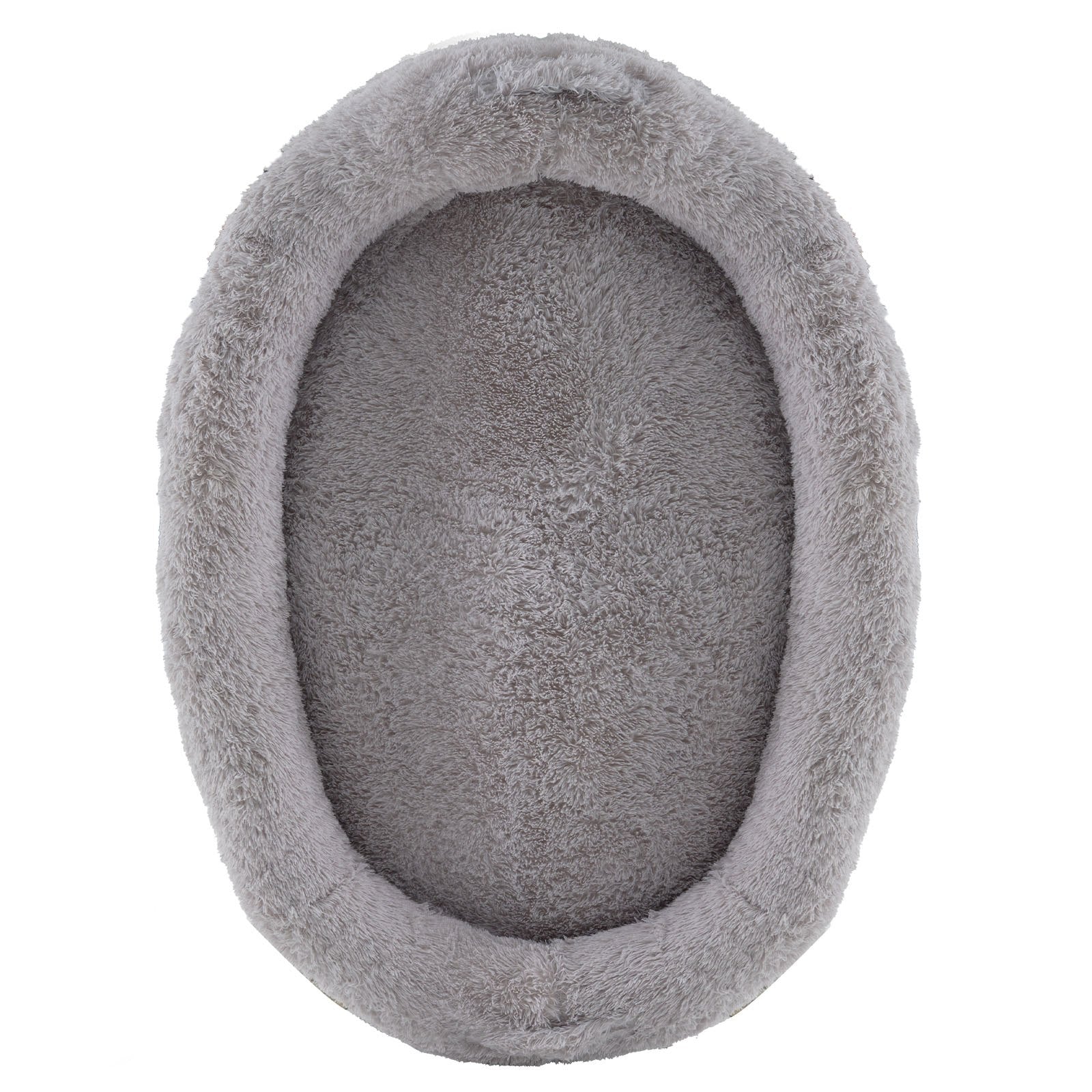 Human Dog Bed 1820x1220x250mm Adult Size Washable PV Velvet Egg Foam Light Grey