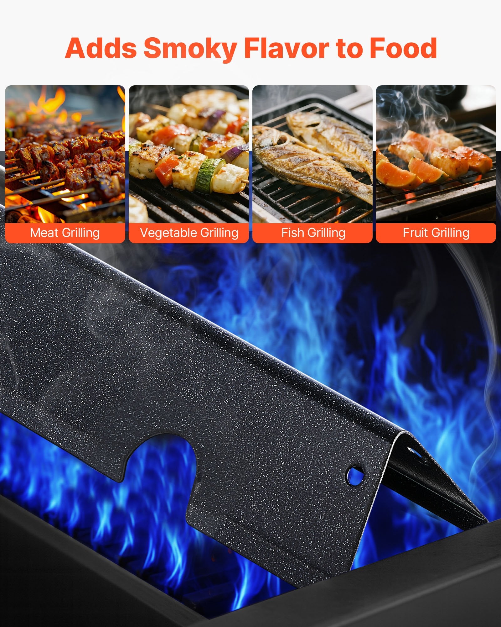 Flavorizer Bars 44cm Grill Replacement Weber Genesis Porcelain Steel 5 Pack