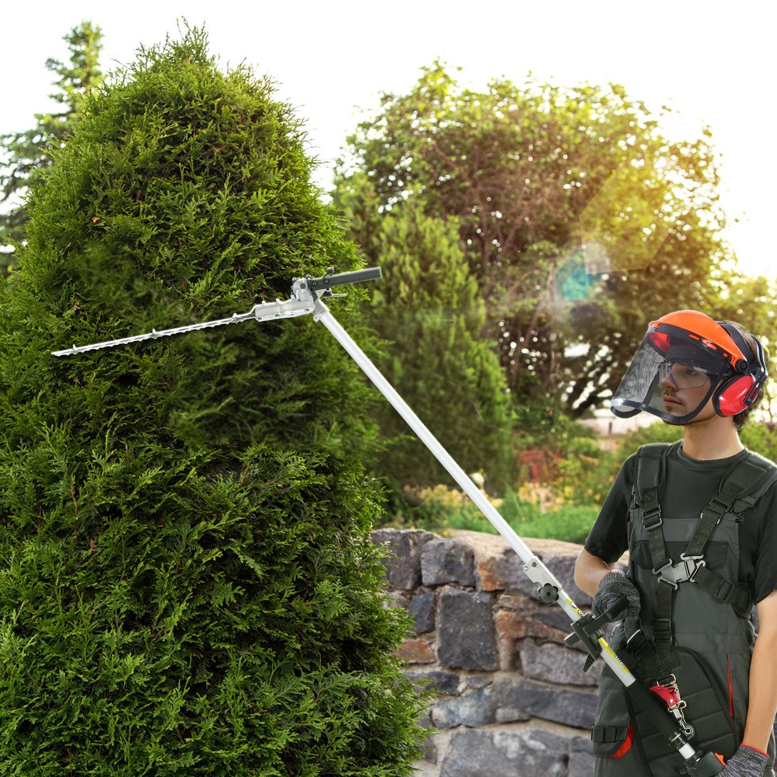26CC Gas Hedge Trimmer 15.7-Inch 2 Cycle Dual Action Adjustable Head