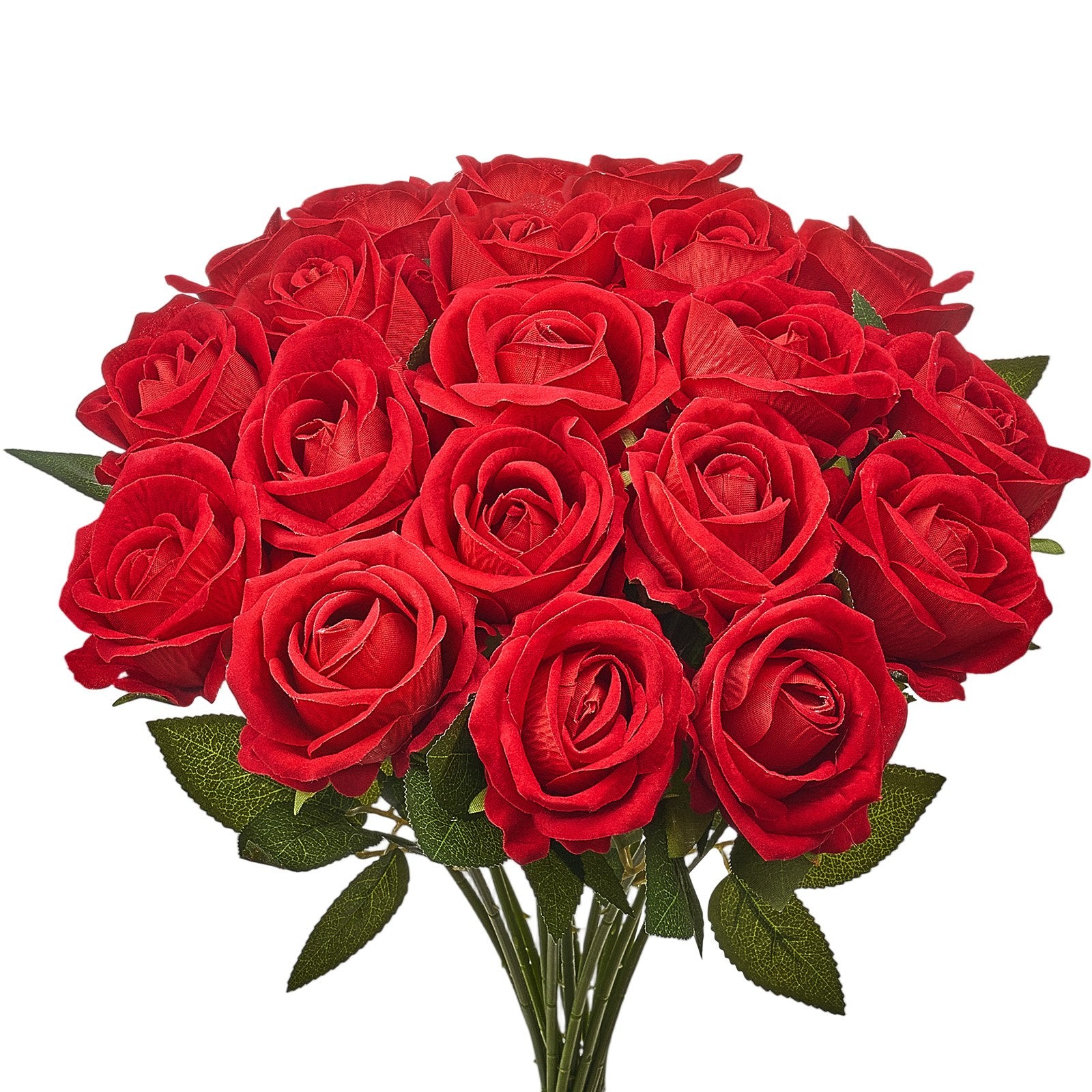 Artificial Flowers, 500pcs Red Foam Roses Stems for DIY Wedding & Home Decor