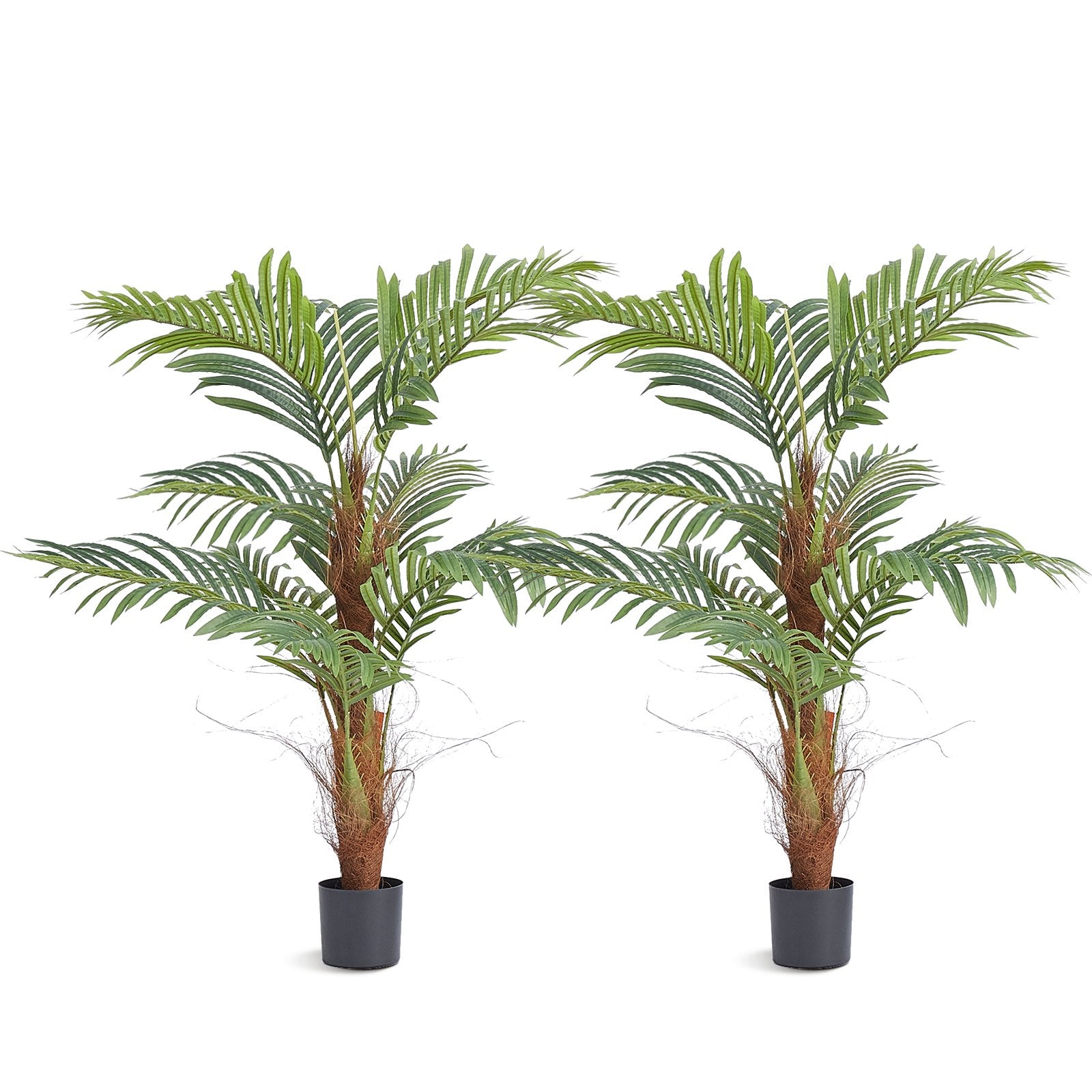Artificial Palm Tree, 1219mm Tall Faux Plant for Indoor Outdoor Decor