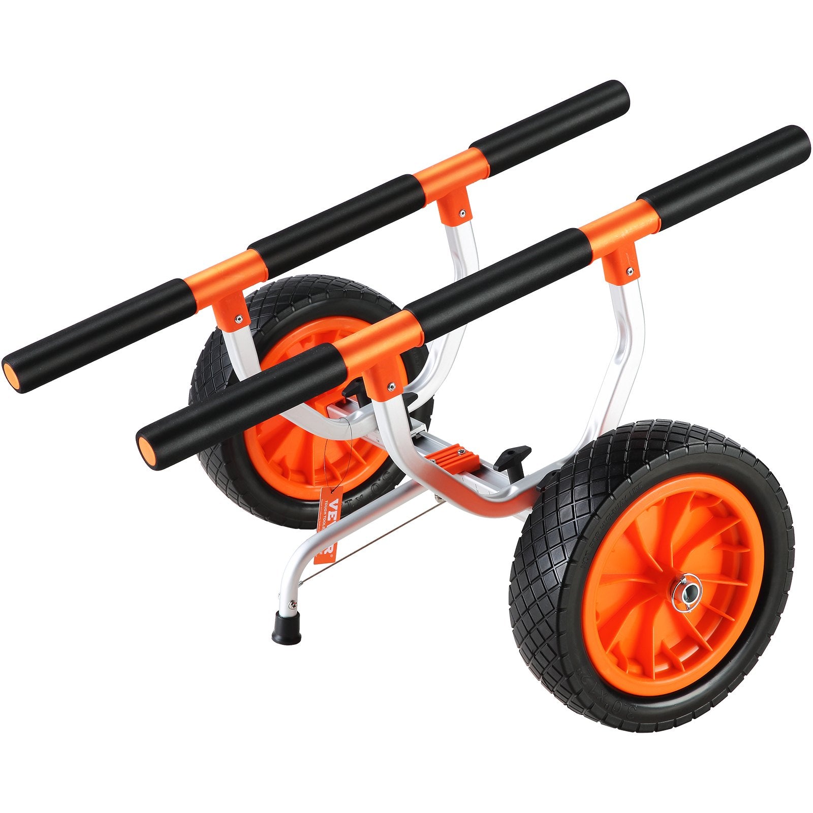 Kayak Cart Heavy Duty Detachable Trolley Solid Tires Adjustable Nonslip 204kg