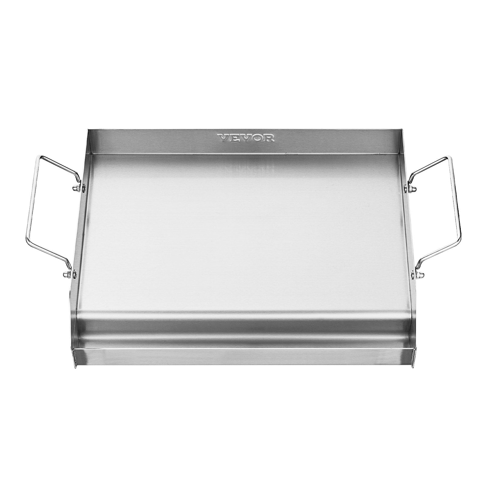 Stainless Steel Griddle 17x13" Flat Top Plate Gas Grill Teppanyaki with Handle
