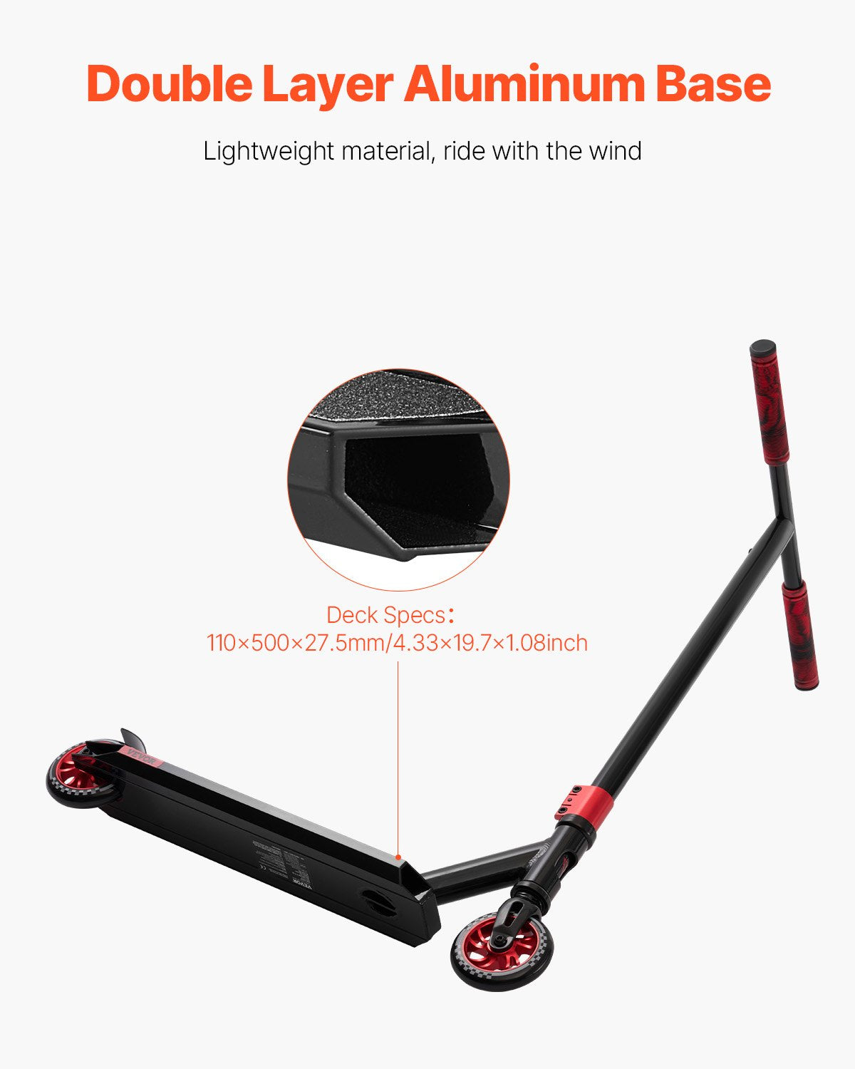 Stunt Scooter Pro Complete Trick Scooter for Kids Teens Adults Aluminum Deck