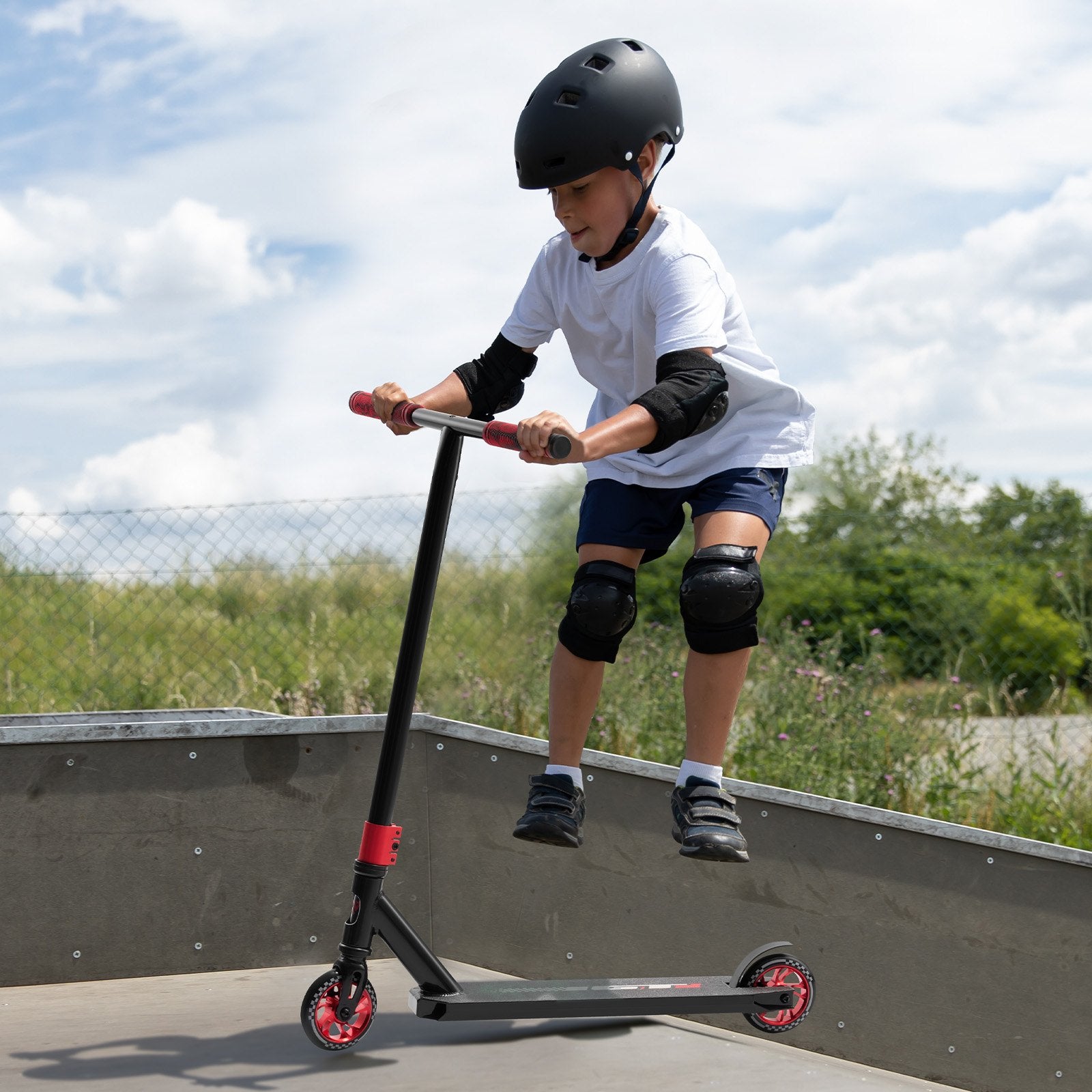 Stunt Scooter Pro Complete Trick Scooter for Kids Teens Adults Aluminum Deck