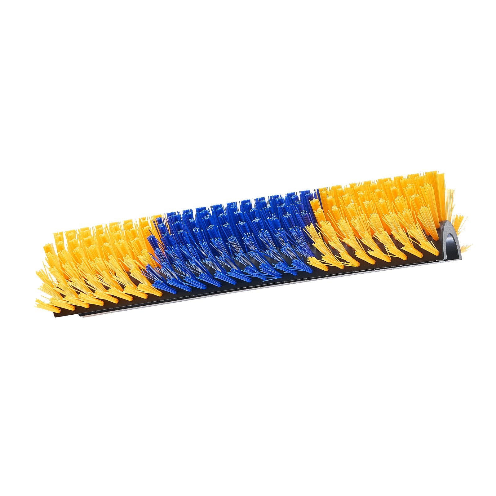 1Pc Livestock Scratching Brush with 2 Screws, Yellow & Blue