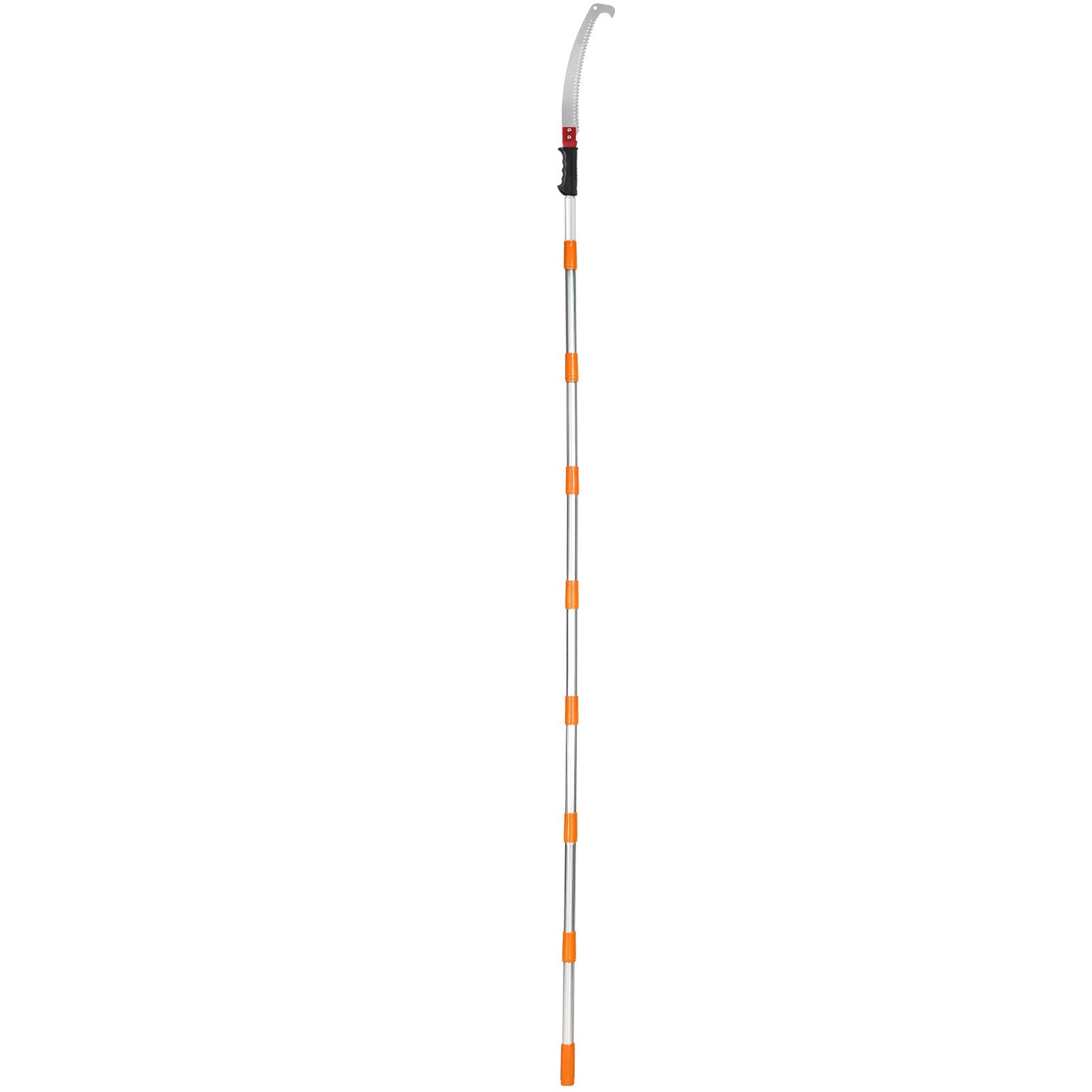 Manual Pole Saw 1.4-3m Extendable Tree Pruner with Steel Blade Aluminum Handle