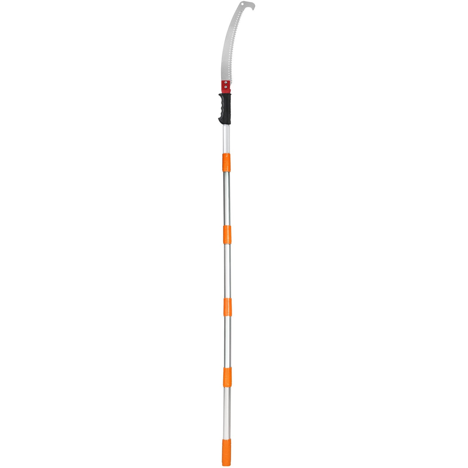Manual Pole Saw 1.4-3m Extendable Tree Pruner with Steel Blade Aluminum Handle