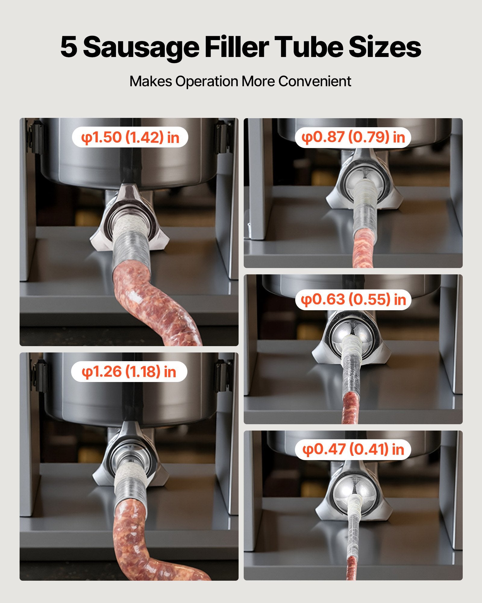 5L Manual Sausage Stuffer Stainless Steel Meat Filling Machine