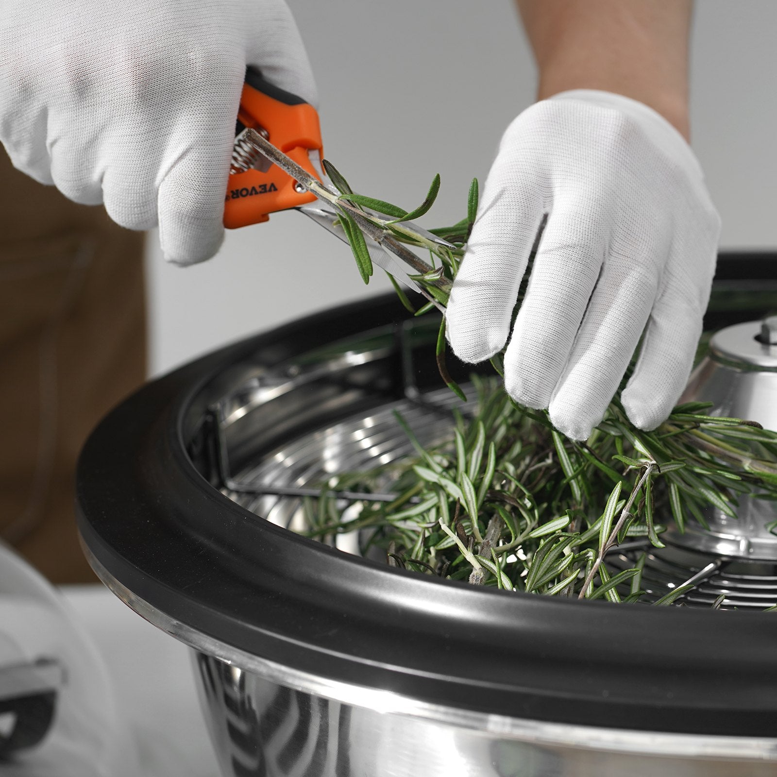 Leaf Bowl Trimmer 16" Manual Bud Trimmer with Stainless Steel Blades