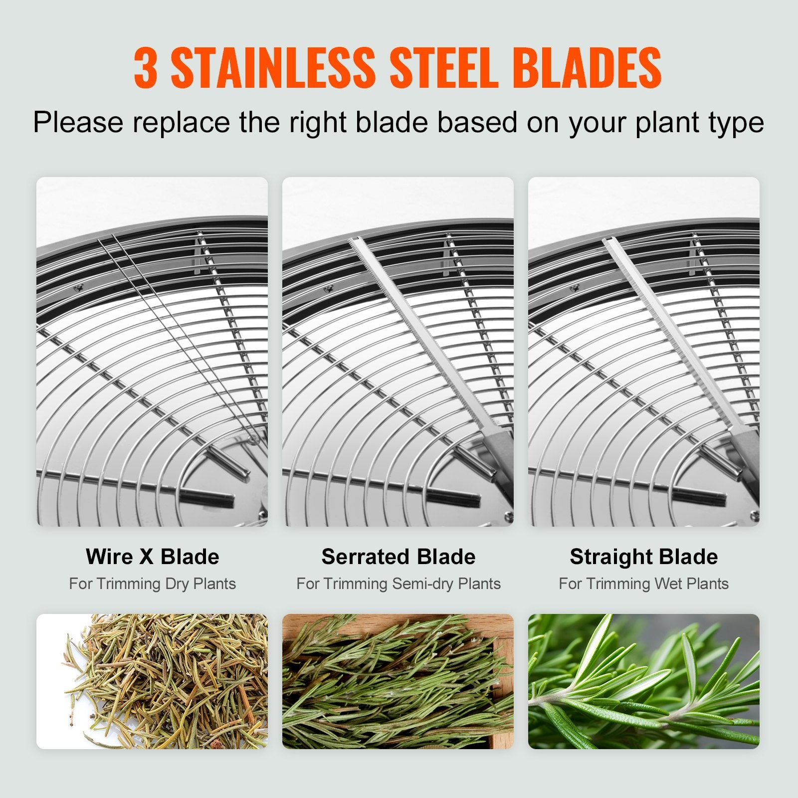 Leaf Bowl Trimmer 24" Manual with Stainless Steel Blades Clear Dome & H& Pruner