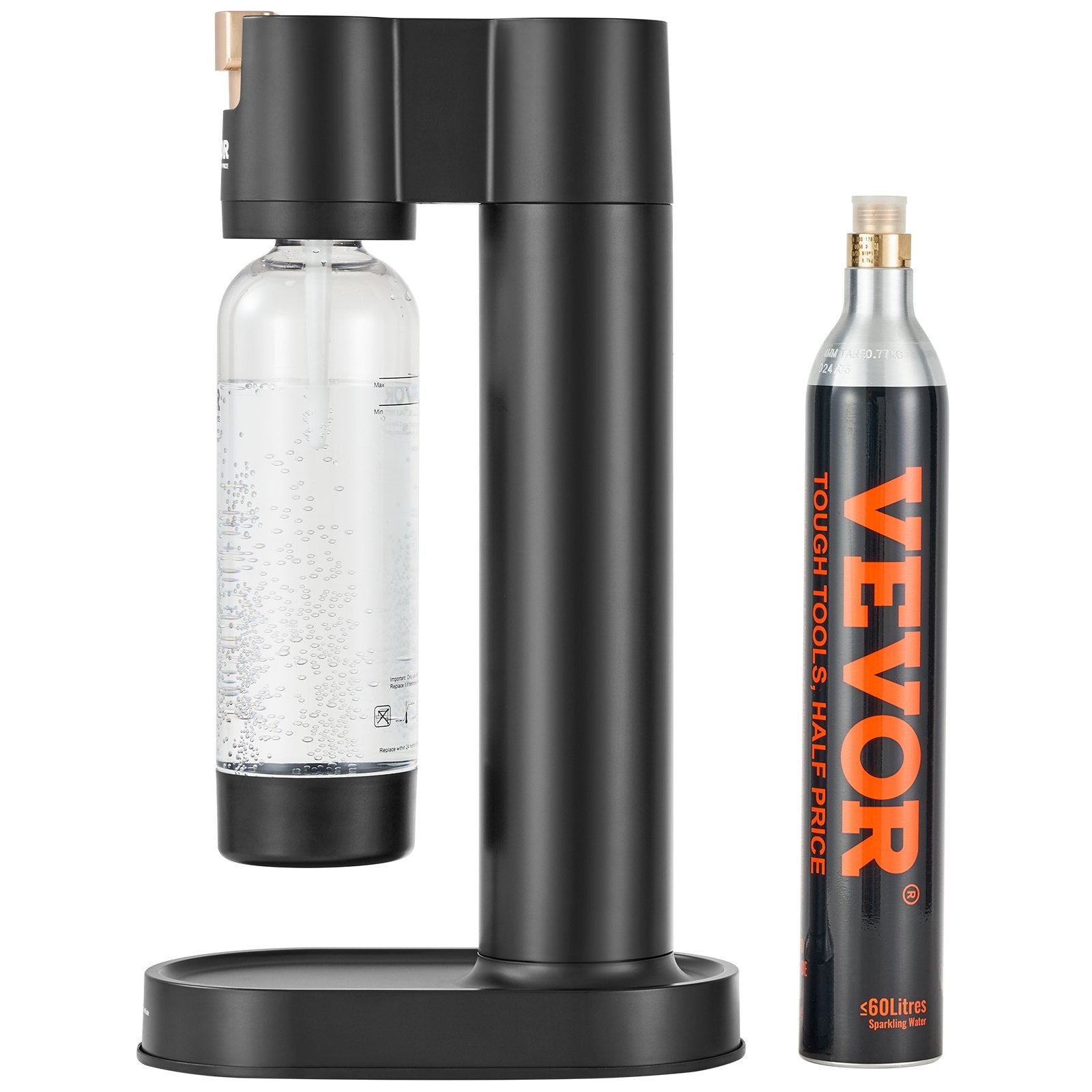 Sparkling Water Maker Soda Machine Home Carbonating Kit with 1L PET Bottle CO2