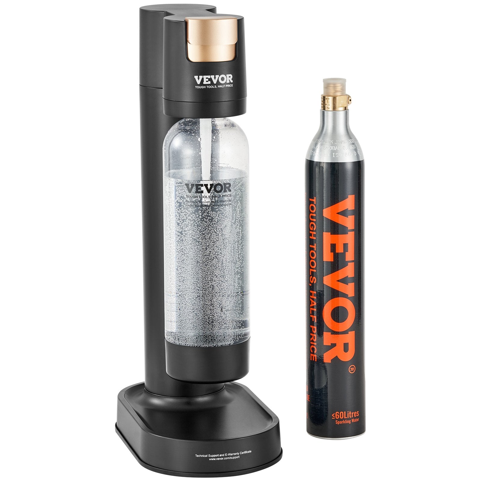 Sparkling Water Maker Soda Machine Home Carbonating Kit with 1L PET Bottle CO2
