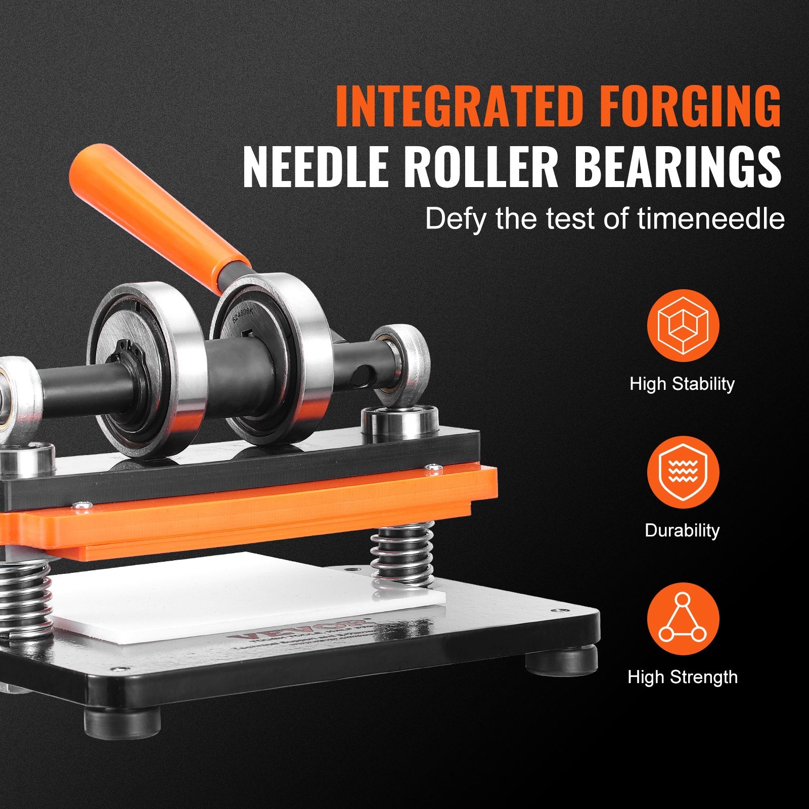 Leather Cutting Machine 7.1x3.9in Manual Die Cutter Dual Guide Shafts