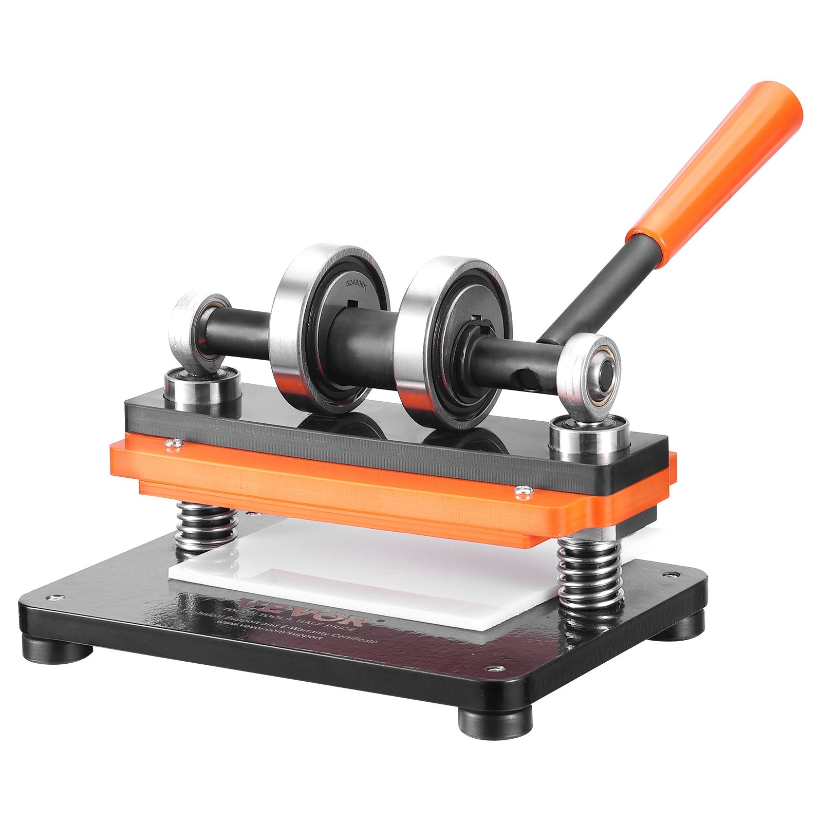 Leather Cutting Machine 7.1x3.9in Manual Die Cutter Dual Guide Shafts