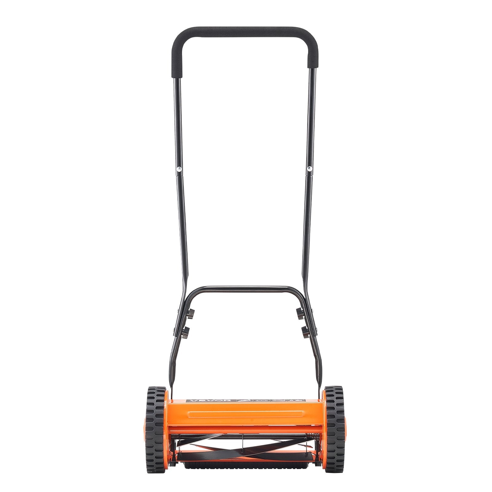 Push Reel Lawn Mower 35cm 5 Blades Manual 15-45mm Adjustable Grass Catcher