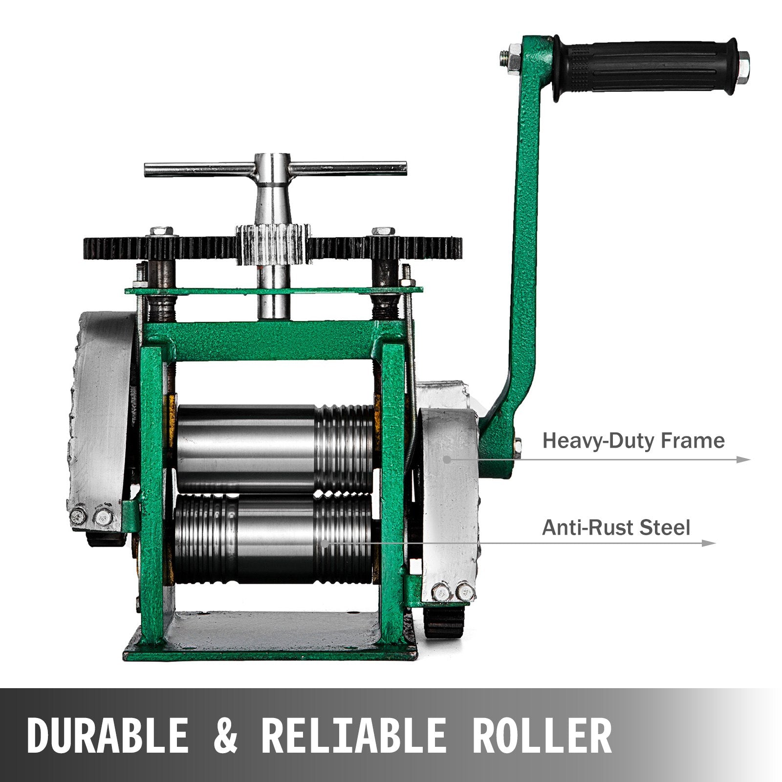 Rolling Mill Machine 120mm Width 55mm Diameter 85mm Flat Roller Jewelry