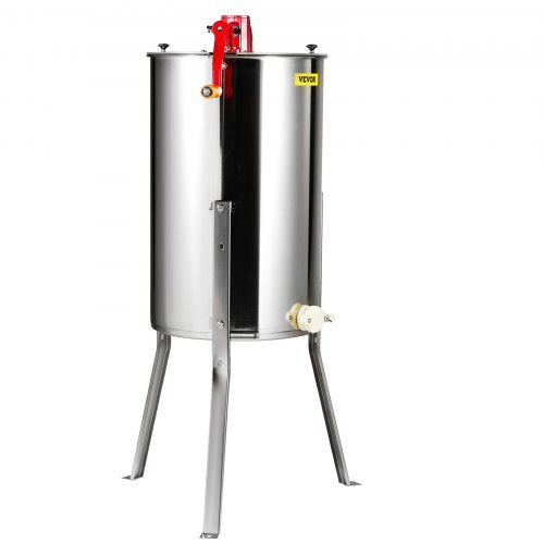 Manual Honey Extractor 2/4 Frame Beekeeping Equipment with Adjustable Stand