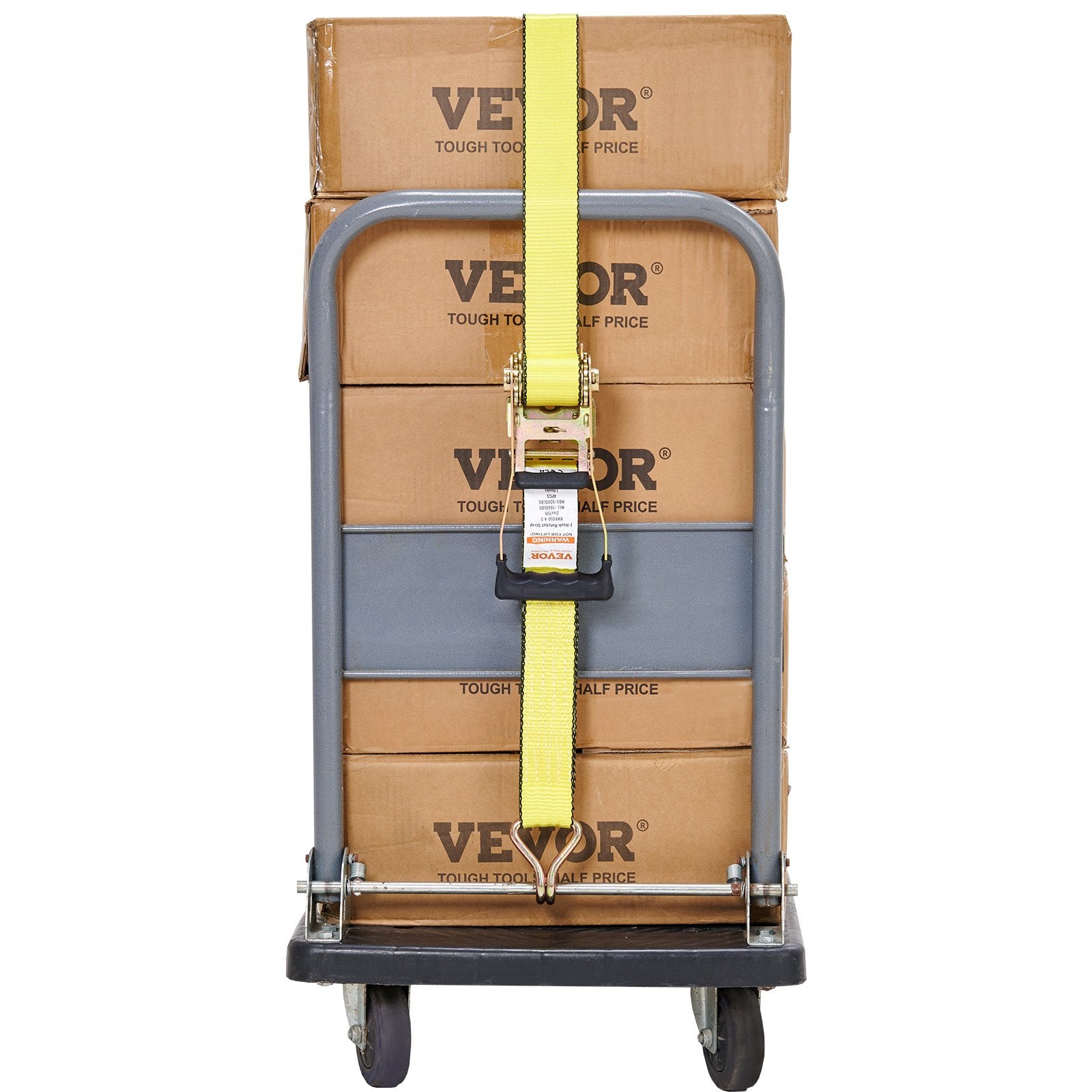 4 Pack Ratchet Tie Down Straps 5000 lbs 2