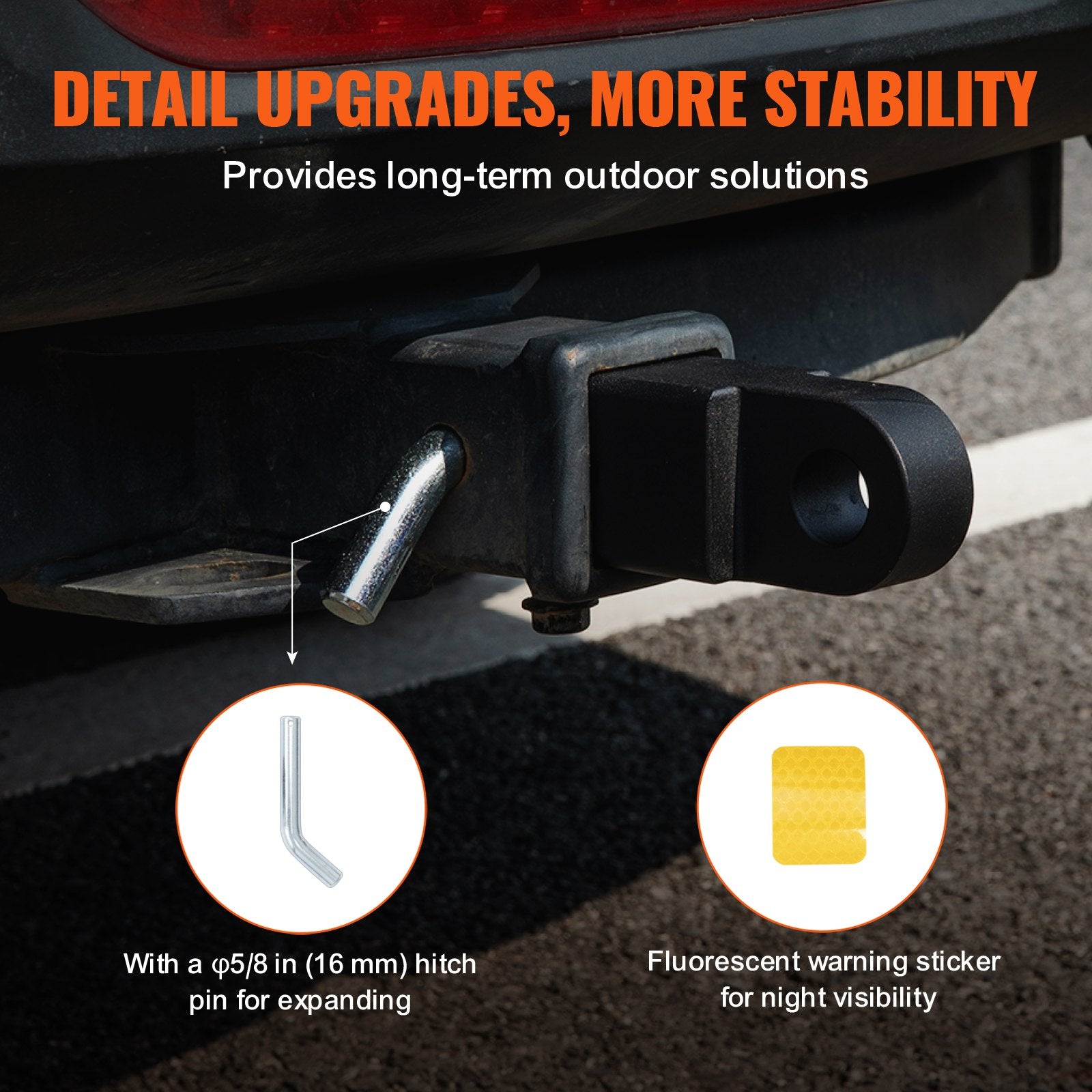 Shackle Hitch Receiver 50mm 24 Ton Heavy Duty Towing Aluminum Alloy