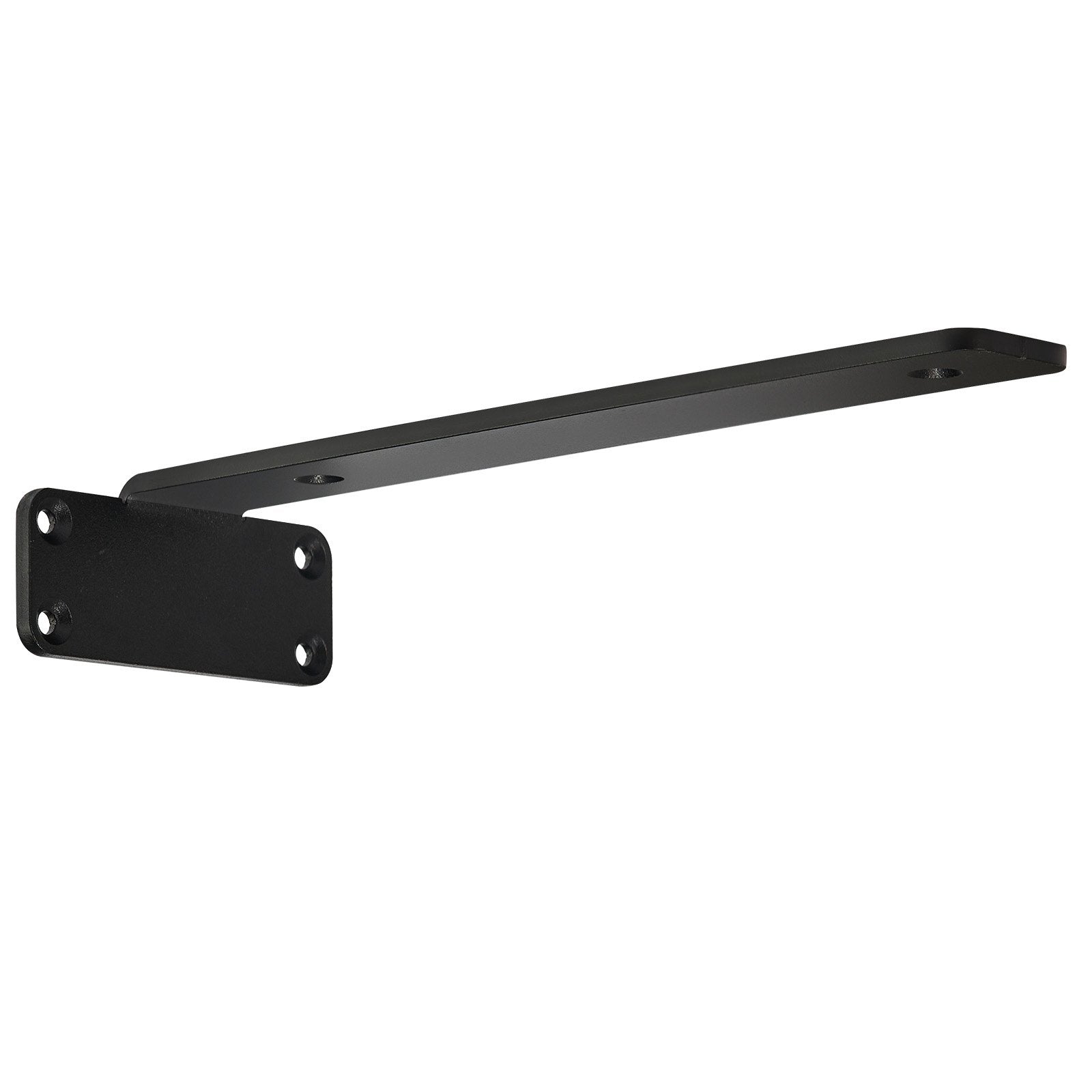 Shelf Brackets 31x10x4.5cm 6PCS Heavy Duty L Steel Brackets Matte Black