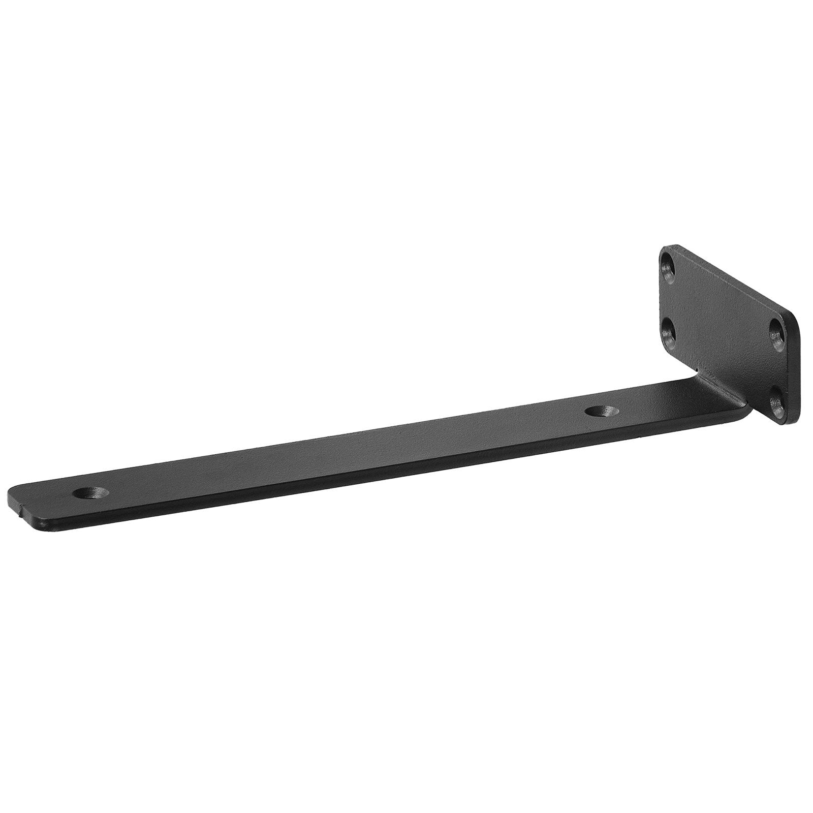 Shelf Brackets 16x10x4.5cm 6PCS Heavy Duty L Steel Brackets Matte Black