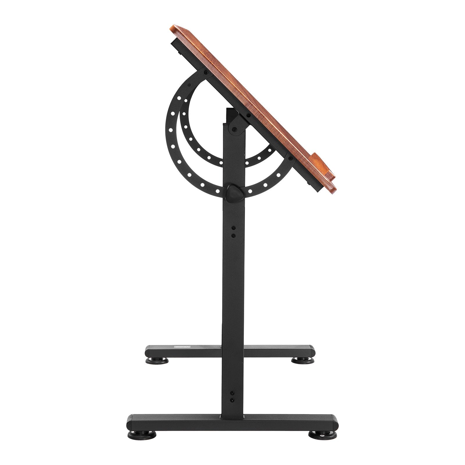 Drafting Table Adjustable 0-90 Degree Tilt Portable Artist Desk Black H-Frame