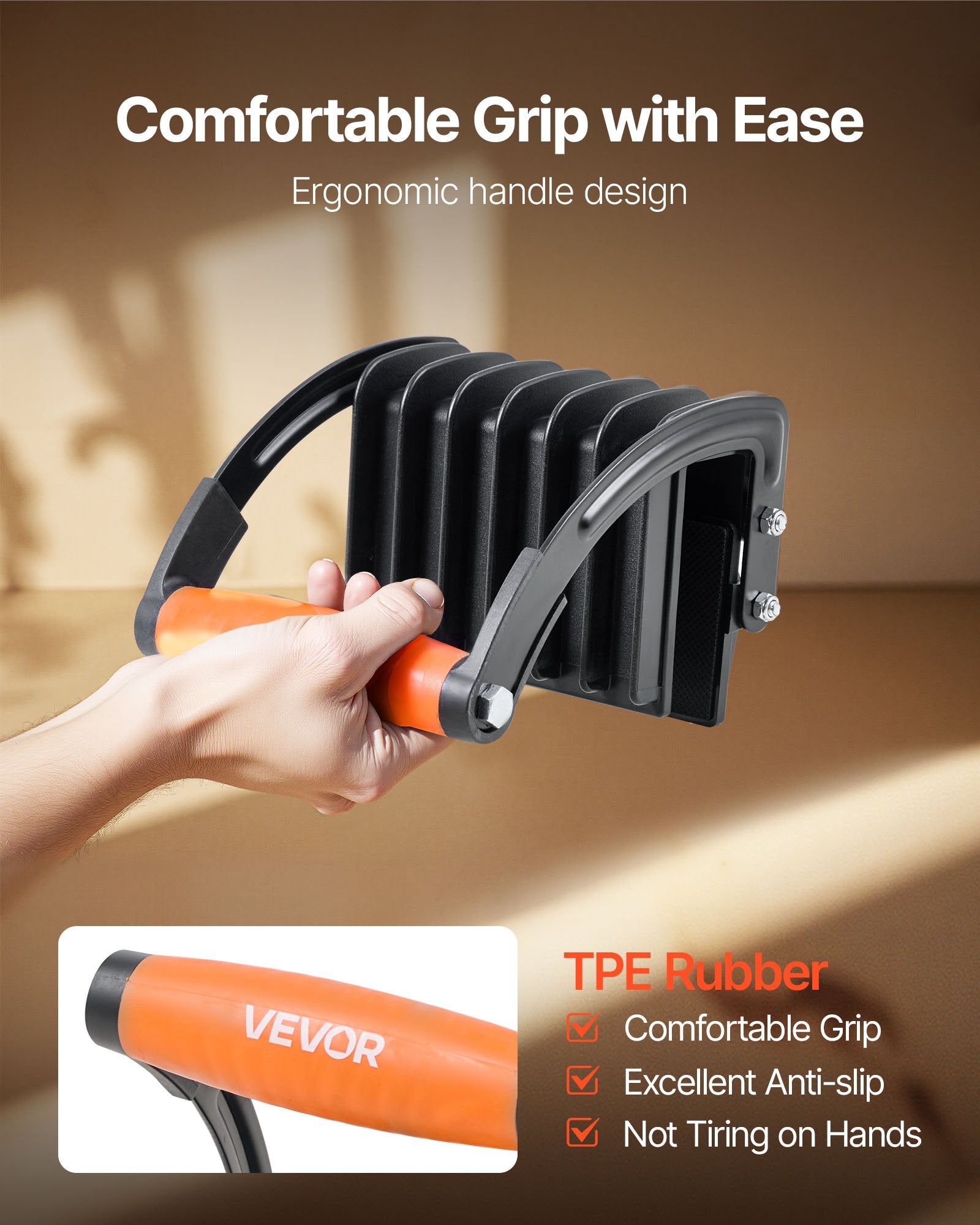 Plywood Carrier 90.7kg Adjustable Drywall Tool for 0-25.4mm Boards with Grip
