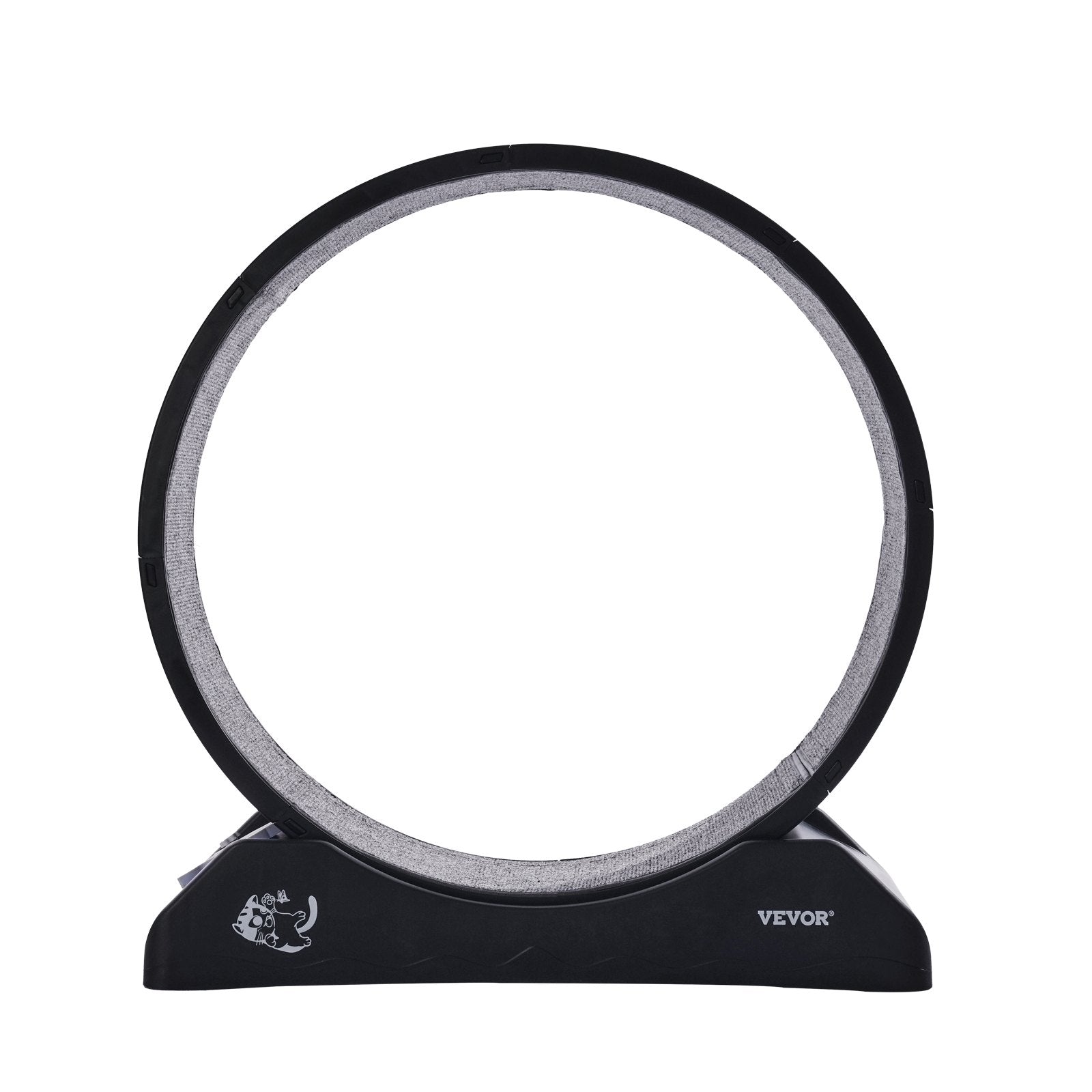 Cat Exercise Wheel 31.5in Large Running Wheel with Brake Carpeted Treadmill