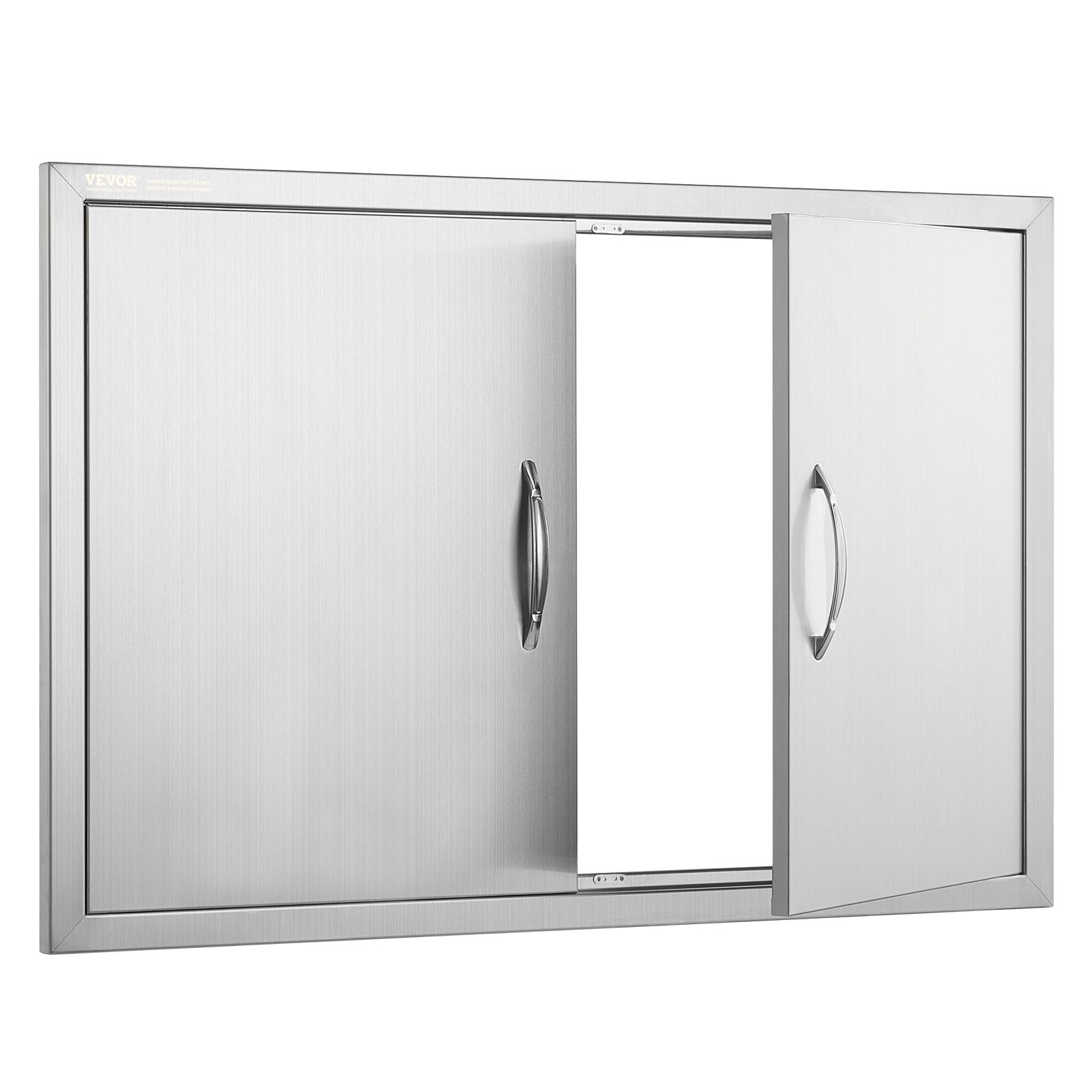 BBQ Access Door 915x610mm Stainless Steel Double Flush Mount for Outdoor Kitchen