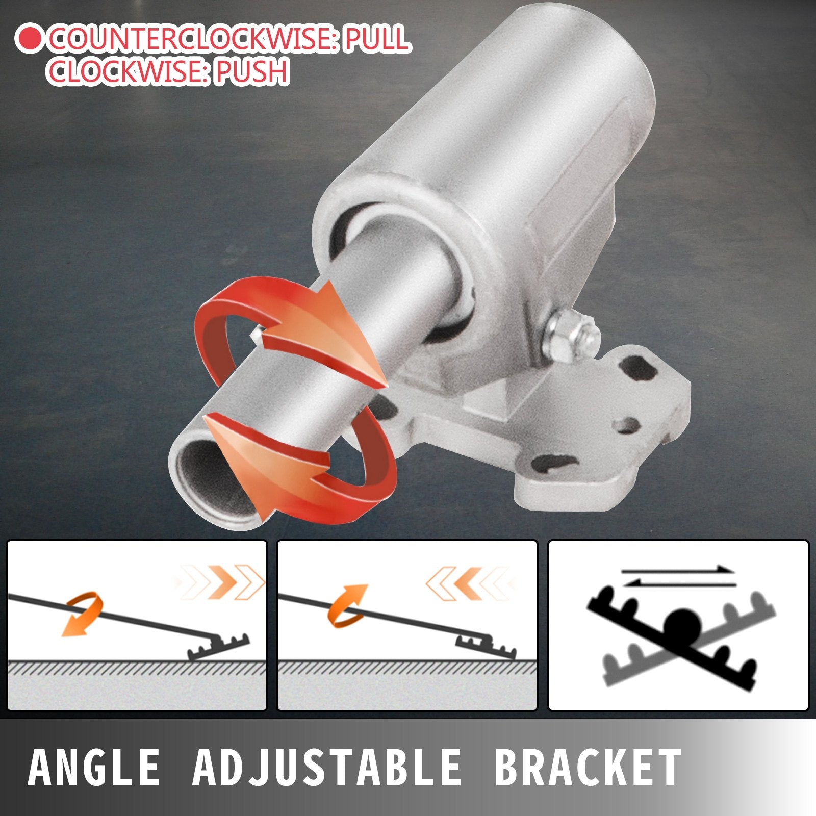 1200x200mm Bull Float Concrete Trowel with Adjustable Handle & Bracket